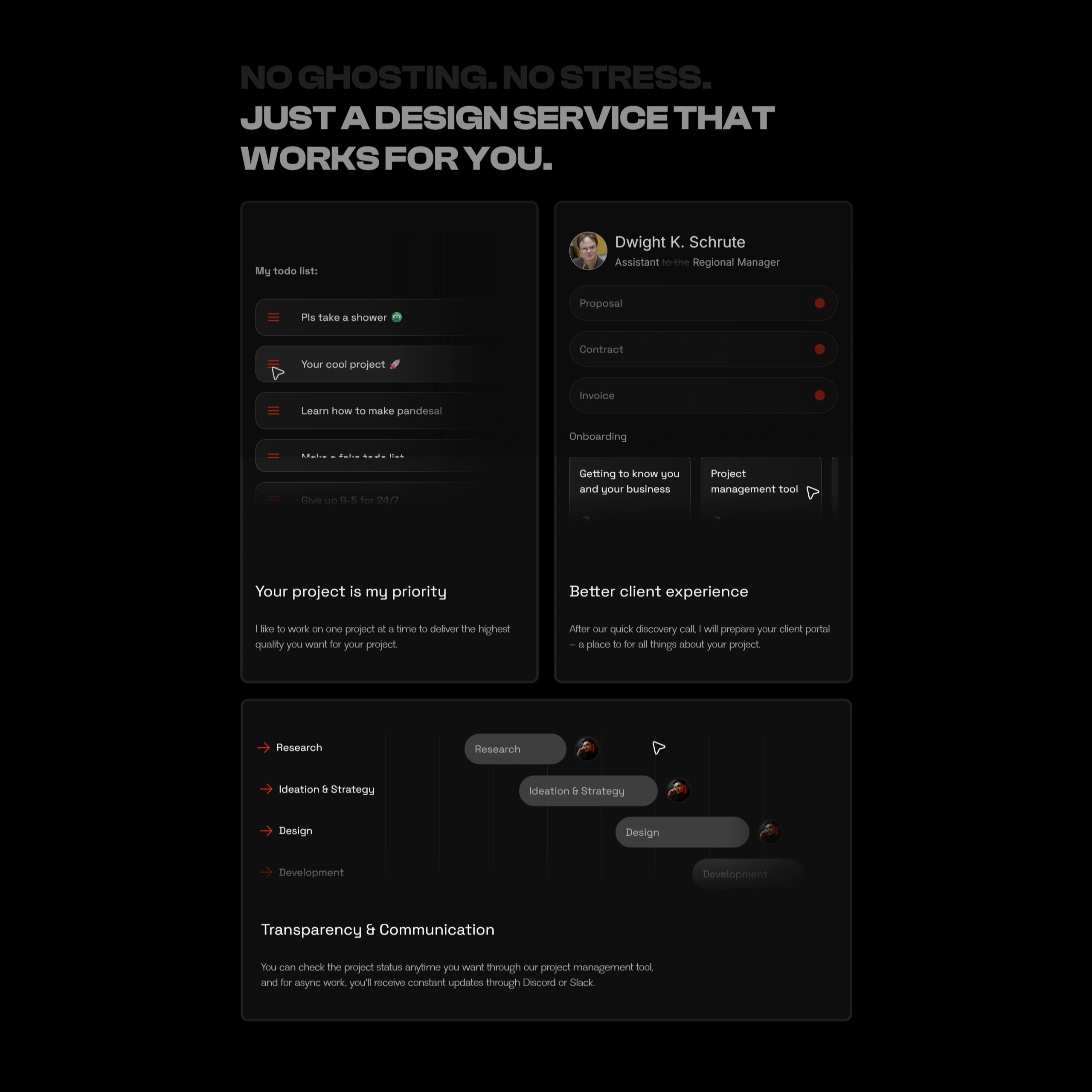 Simetri Studio Секция «Услуги» с сайта https://www.simetri.studio/, тематика — Дизайн, цвета — Черный, стиль — Корпоративный, Минимализм, типографика — Без засечек
