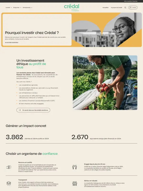 Лендинг Crédal, тематика — Финансы, цвета — Белый, Черный, Серый, стиль — Корпоративный, Карточный, Минимализм, типографика — Без засечек