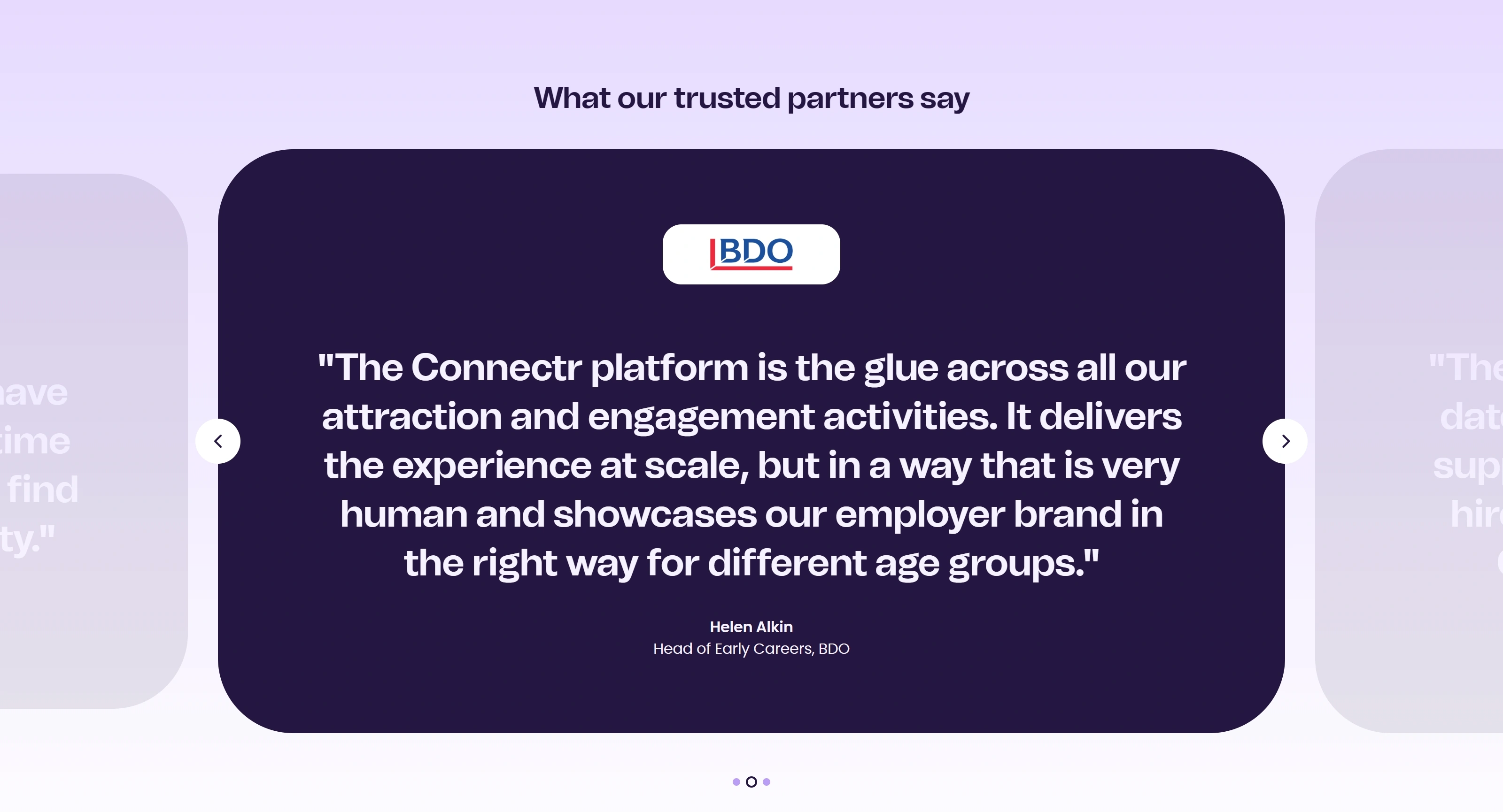 Connectr Секция «Партнеры» с сайта https://talent-tech.connectr.com/, тематика — HR, цвета — Белый, Черный, Серый, стиль — Корпоративный, Карточный, типографика — Без засечек
