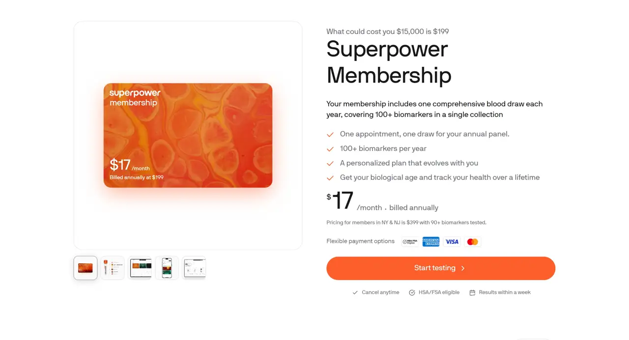 Секция «О продукте» с сайта https://superpower.com/, тематика — Здоровье и фитнес, цвета — Белый, Красный, Розовый, стиль — Корпоративный, Минимализм, типографика — Без засечек