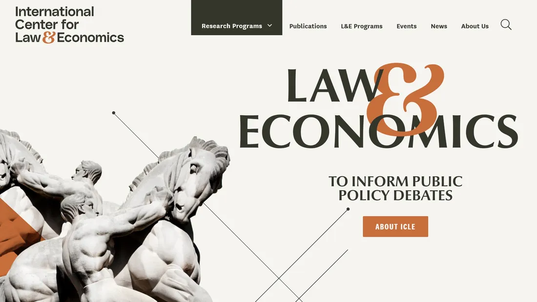 Секция «Первый экран» с сайта https://laweconcenter.org/, тематика — Бизнес и профессиональные услуги, цвета — Белый, Серый, стиль — Корпоративный, Минимализм, типографика — С засечками, Без засечек