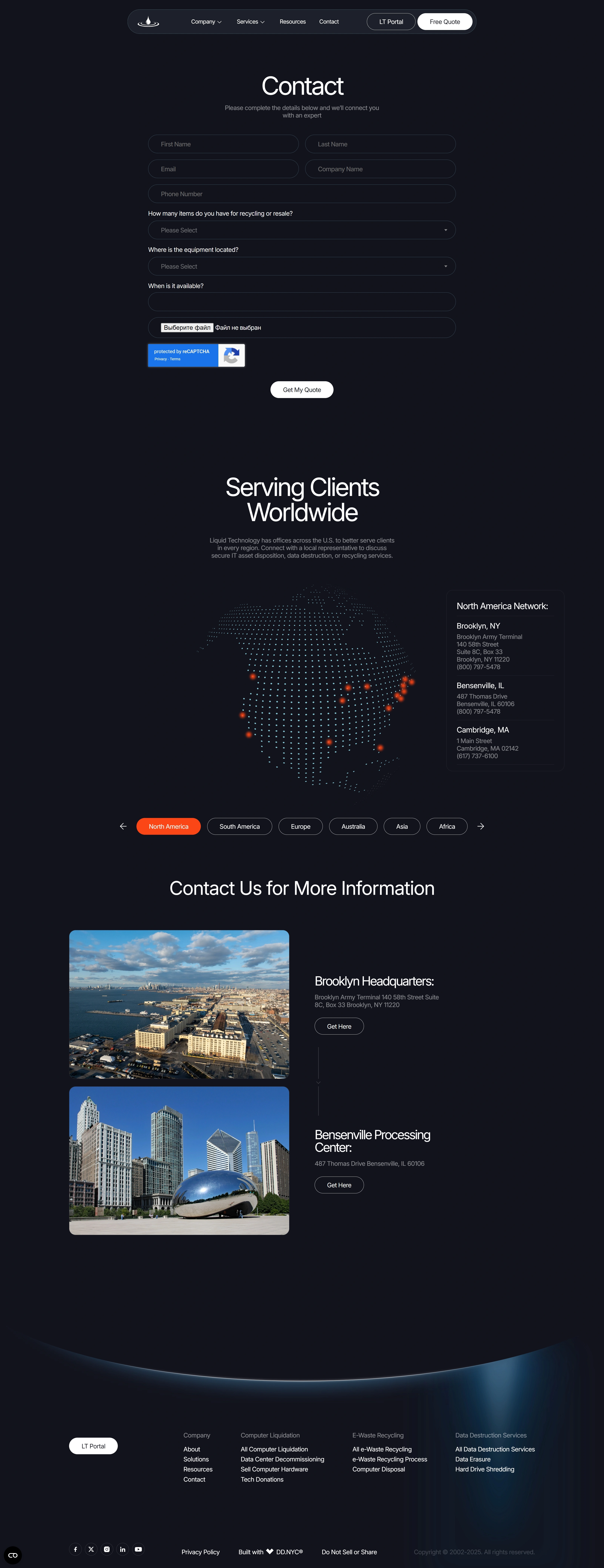 Liquid Technology Контакты Liquid Technology, тематика — IT и программное обеспечение, цвета — Черный, стиль — Корпоративный, Минимализм, типографика — Без засечек