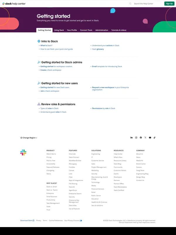 База знаний Slack, тематика — SaaS, цвета — Белый, Черный, Серый, стиль — Корпоративный, Минимализм, типографика — Без засечек