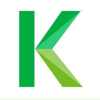 Буквенный логотип KELLY RUSSIA, тематика — HR, цвета — Белый, Серый, Зеленый