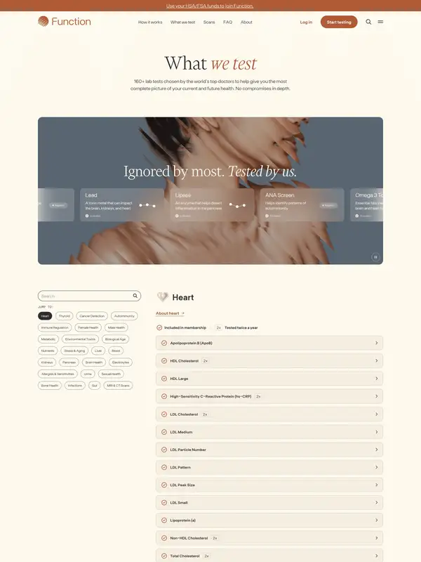 Каталог Function, тематика — Здоровье и фитнес, цвета — Белый, Серый, стиль — Минимализм, типографика — Без засечек