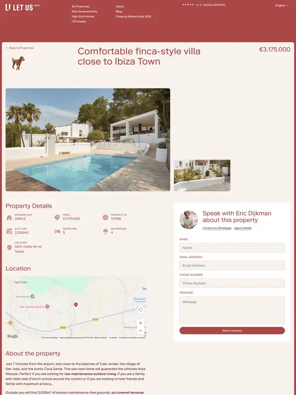 Каталог Let Us Ibiza, тематика — Путешествия и туризм, цвета — Белый, Серый, стиль — Корпоративный, Минимализм, типографика — Без засечек