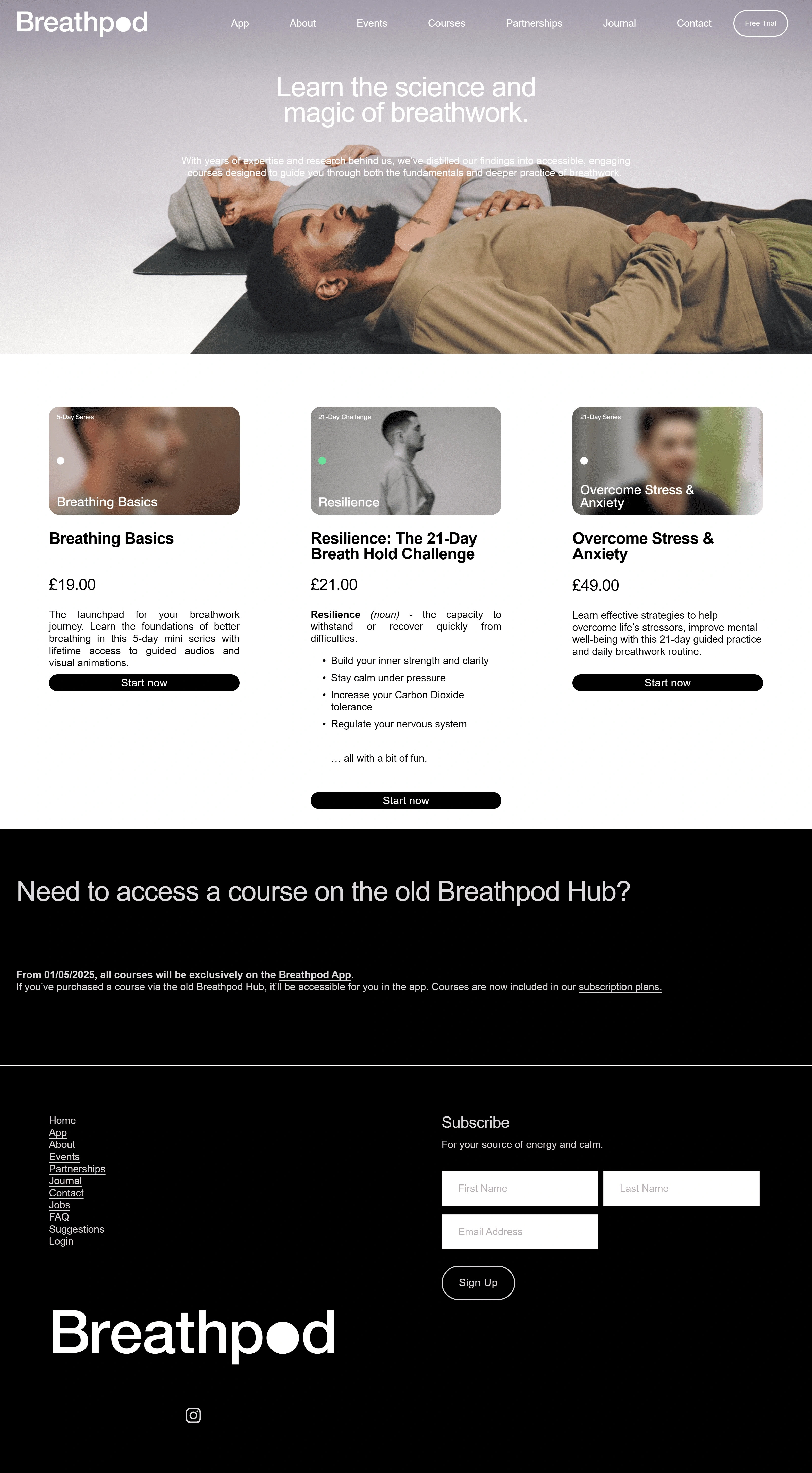 Breathpod Каталог Breathpod, тематика — Здоровье и фитнес, цвета — Белый, Черный, Серый, стиль — Карточный, Минимализм, типографика — Без засечек