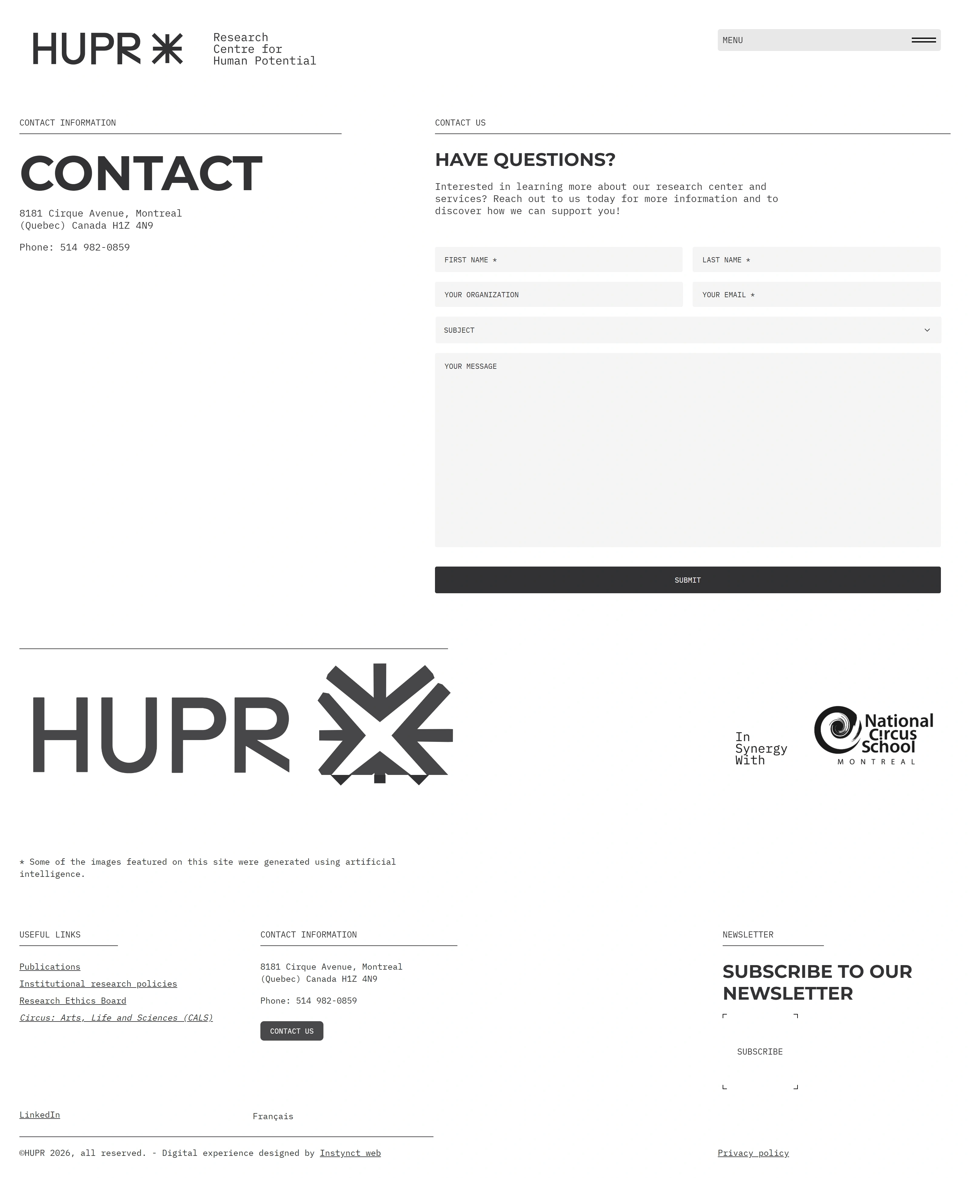 HUPR Контакты HUPR, тематика — Другое, цвета — Белый, Серый, стиль — Корпоративный, Минимализм, типографика — Без засечек