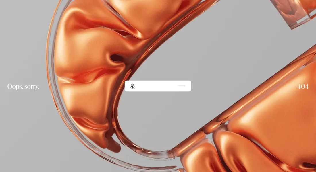 404-страница The Up&Up Group, тематика — Другое, цвета — Белый, Серый, Красный, стиль — Минимализм, Полигональный, типографика — Без засечек