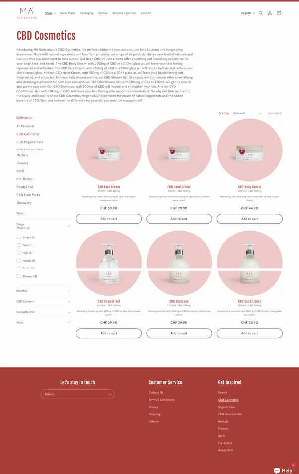 Каталог MA Switzerland, тематика — Интернет-магазин, цвета — Белый, Коричневый, стиль — Минимализм, типографика — Без засечек