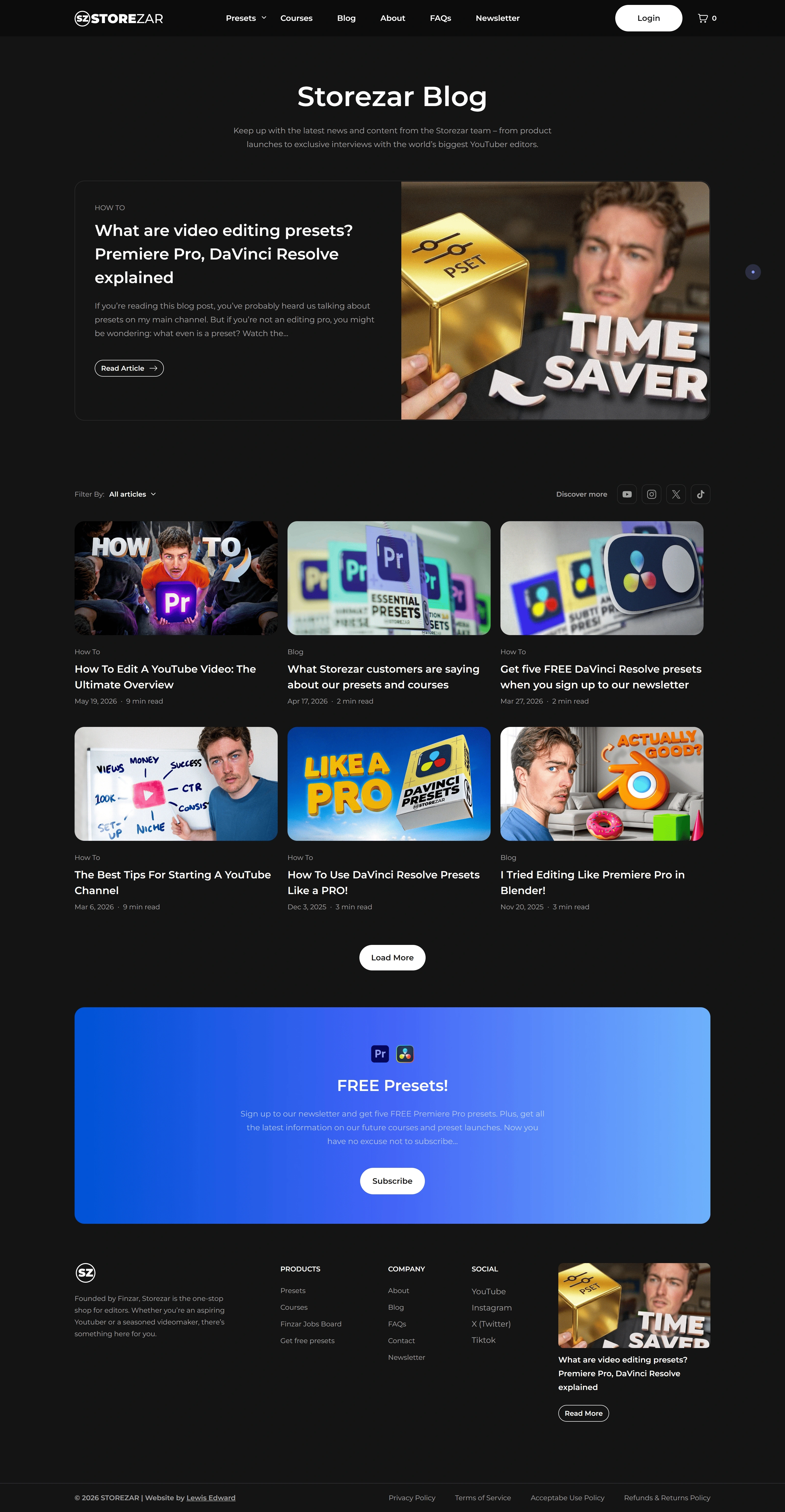 Storezar Блог Storezar, тематика — SaaS, цвета — Черный, Серый, Синий, стиль — Карточный, Минимализм, типографика — Без засечек, Декоративные