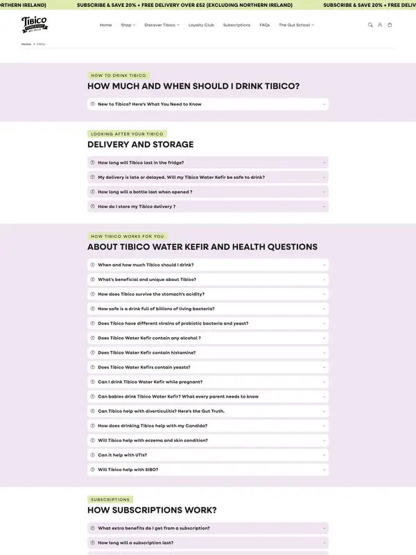 База знаний Tibico, тематика — Здоровье и фитнес, цвета — Белый, стиль — Минимализм, типографика — Без засечек