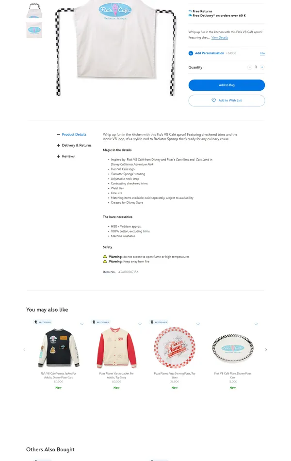 Продукт Disney, тематика — Интернет-магазин, цвета — Белый, стиль — Корпоративный, типографика — Без засечек