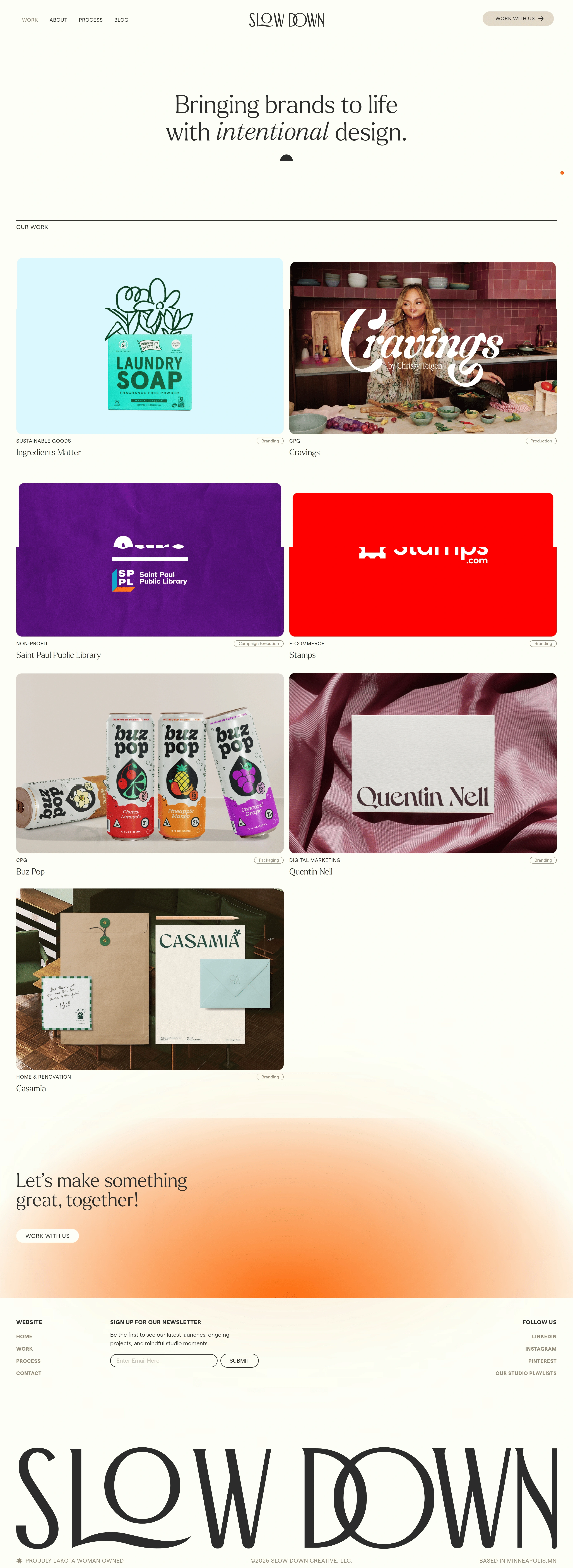 Slow Down Creative Портфолио Slow Down Creative, тематика — Дизайн, цвета — Белый, Серый, стиль — Классический, Минимализм, типографика — Без засечек, Декоративные