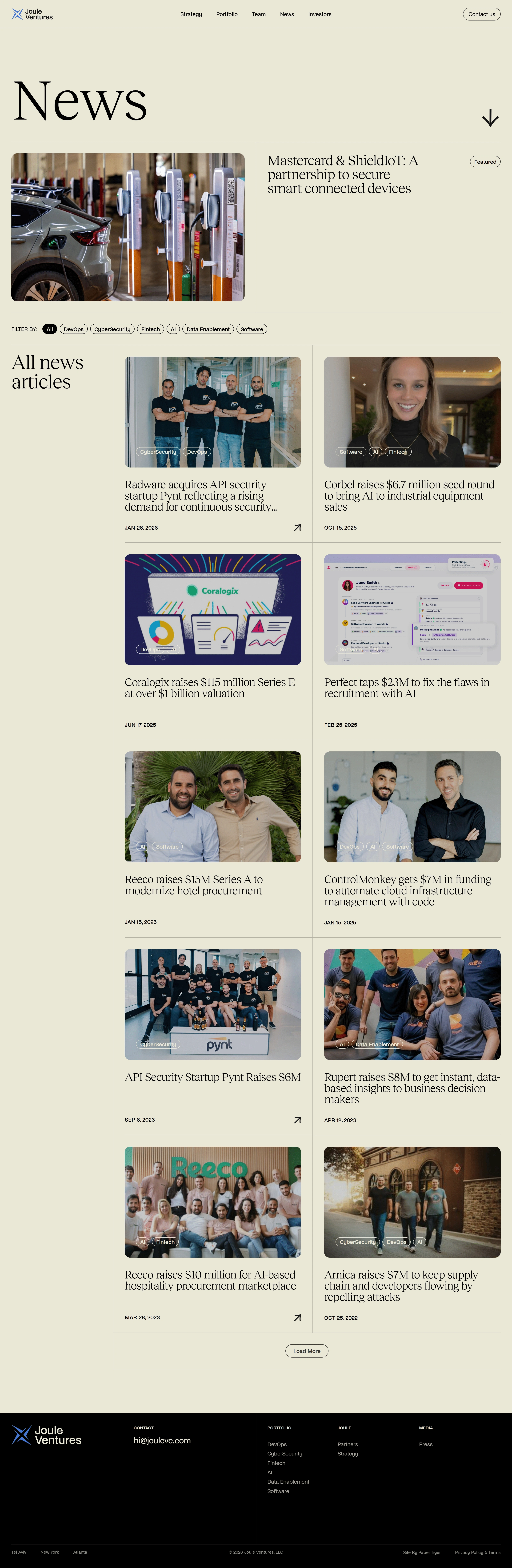 Joule Ventures Блог Joule Ventures, тематика — Бизнес и профессиональные услуги, цвета — Белый, Черный, Серый, стиль — Корпоративный, Карточный, Минимализм, типографика — Без засечек
