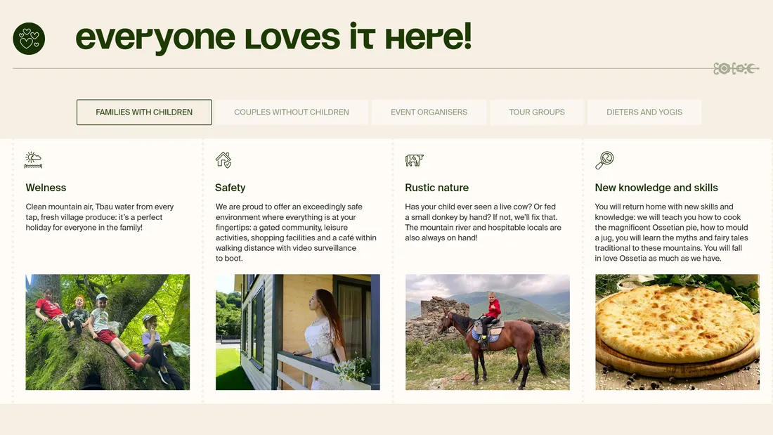 Секция «Для кого» с сайта https://progory.space/, тематика — Путешествия и туризм, цвета — Белый, Серый, стиль — Корпоративный, Минимализм, типографика — Без засечек