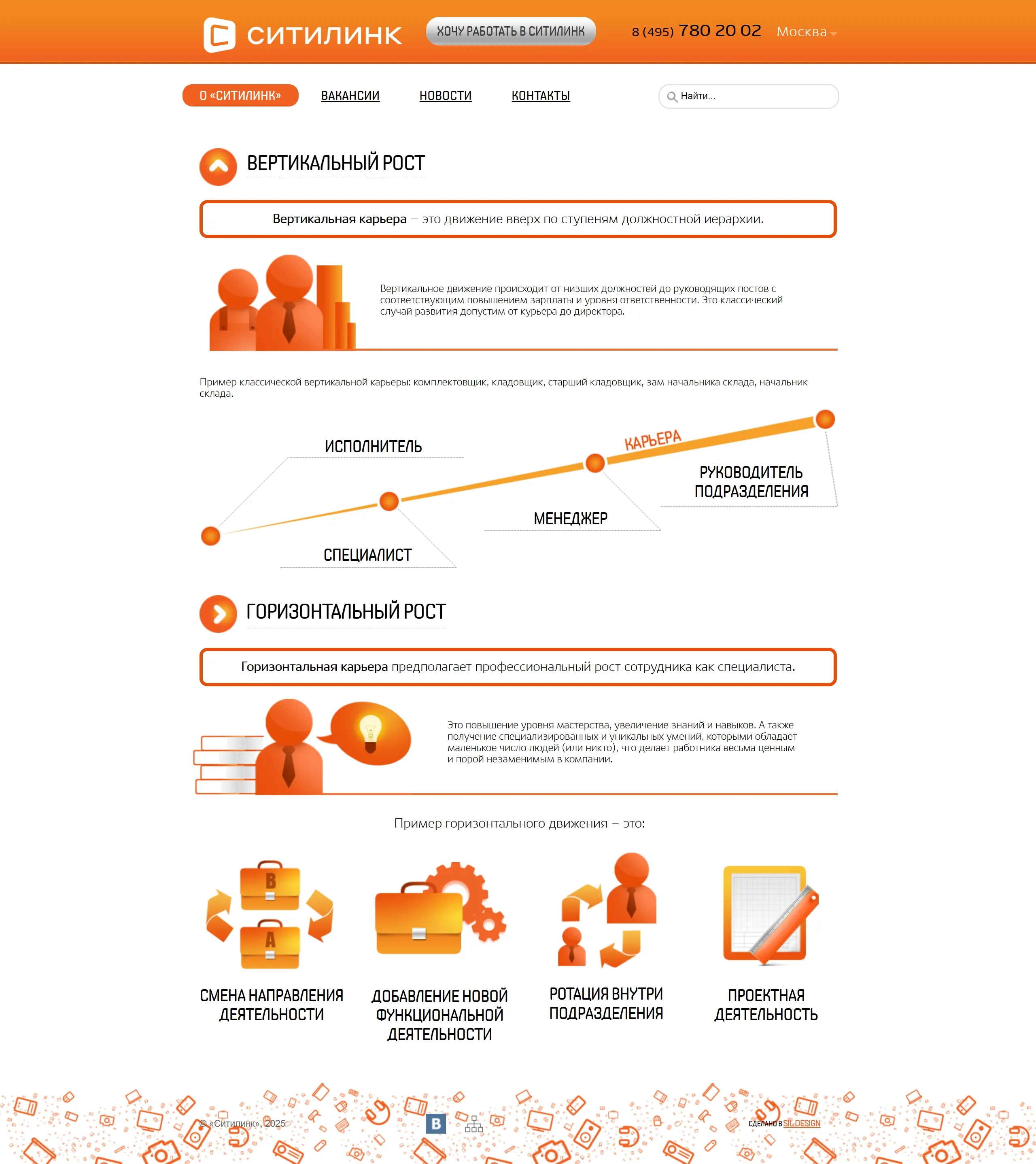 Лендинг Ситилинк, тематика — Интернет-магазин, цвета — Белый, стиль — Корпоративный, типографика — Без засечек