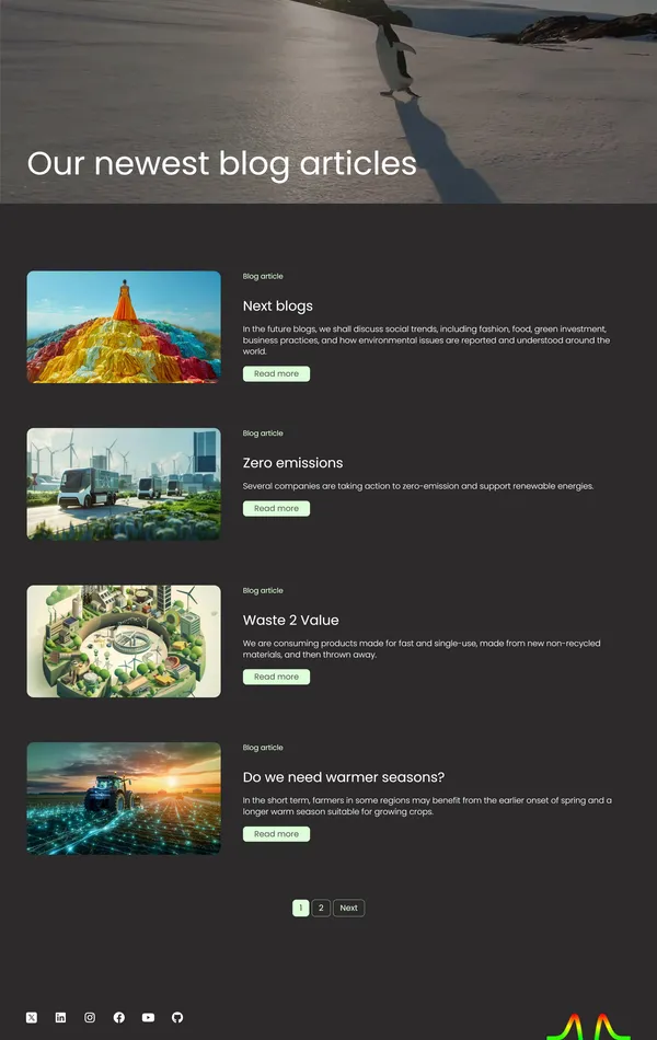 Блог DeepPlants, тематика — Блог, цвета — Черный, Серый, стиль — Корпоративный, типографика — Без засечек