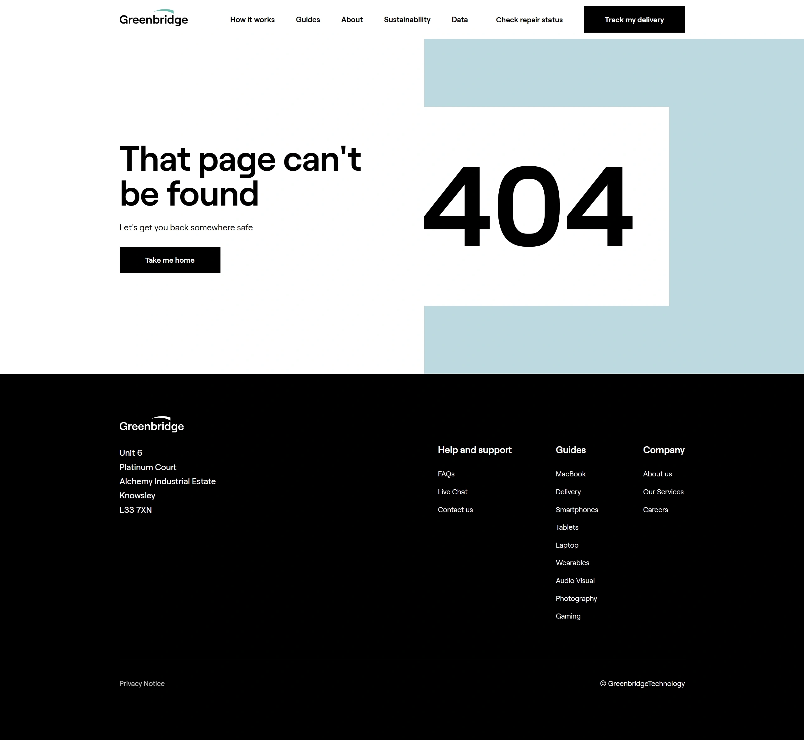 Greenbridge 404-страница Greenbridge, тематика — Бизнес и профессиональные услуги, Другое, цвета — Белый, Черный, стиль — Корпоративный, Минимализм, типографика — Без засечек