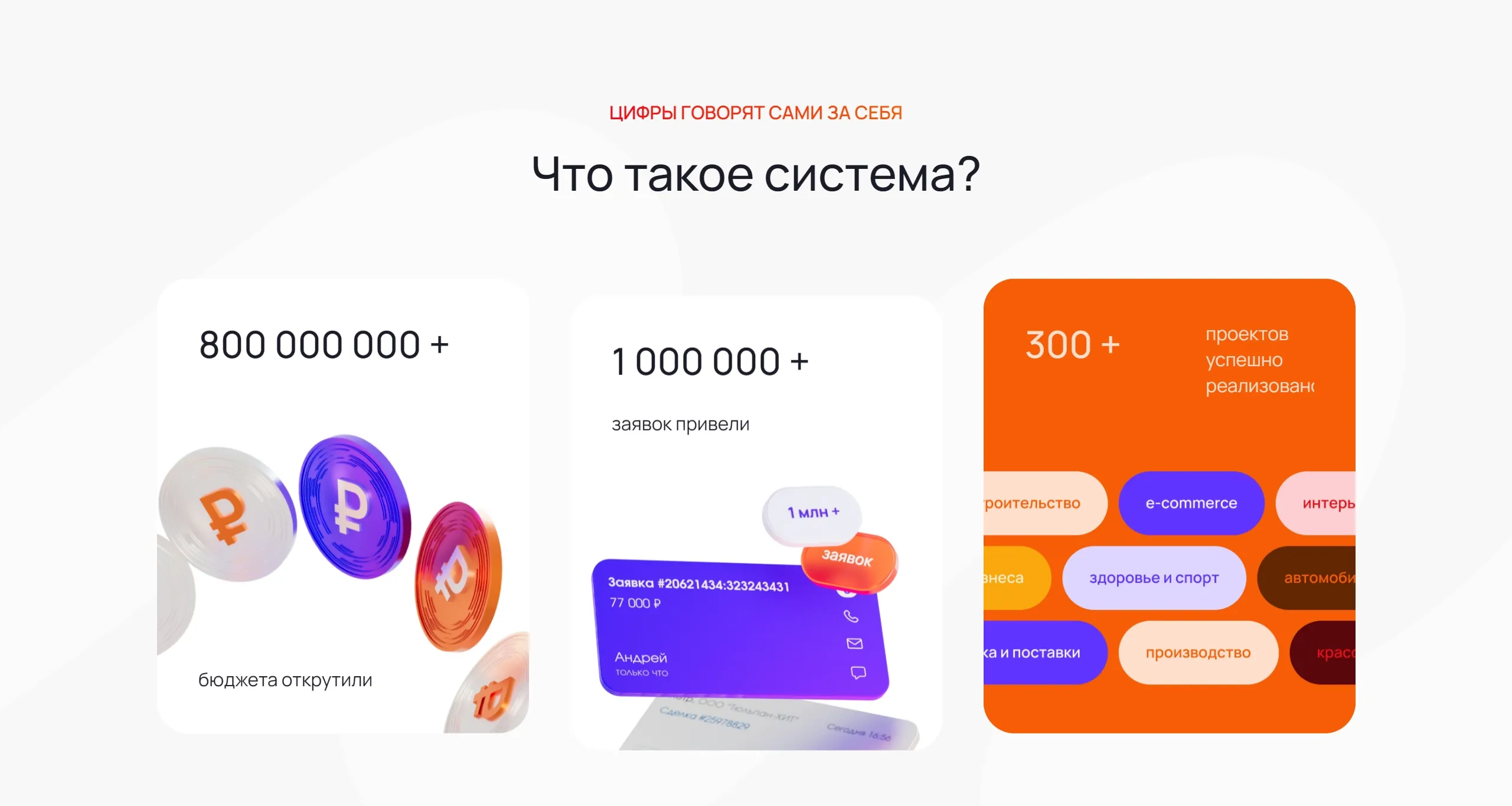 themedia Секция «О компании» с сайта https://themedia.moscow/, тематика — Агентство , цвета — Белый, стиль — Корпоративный, типографика — Без засечек