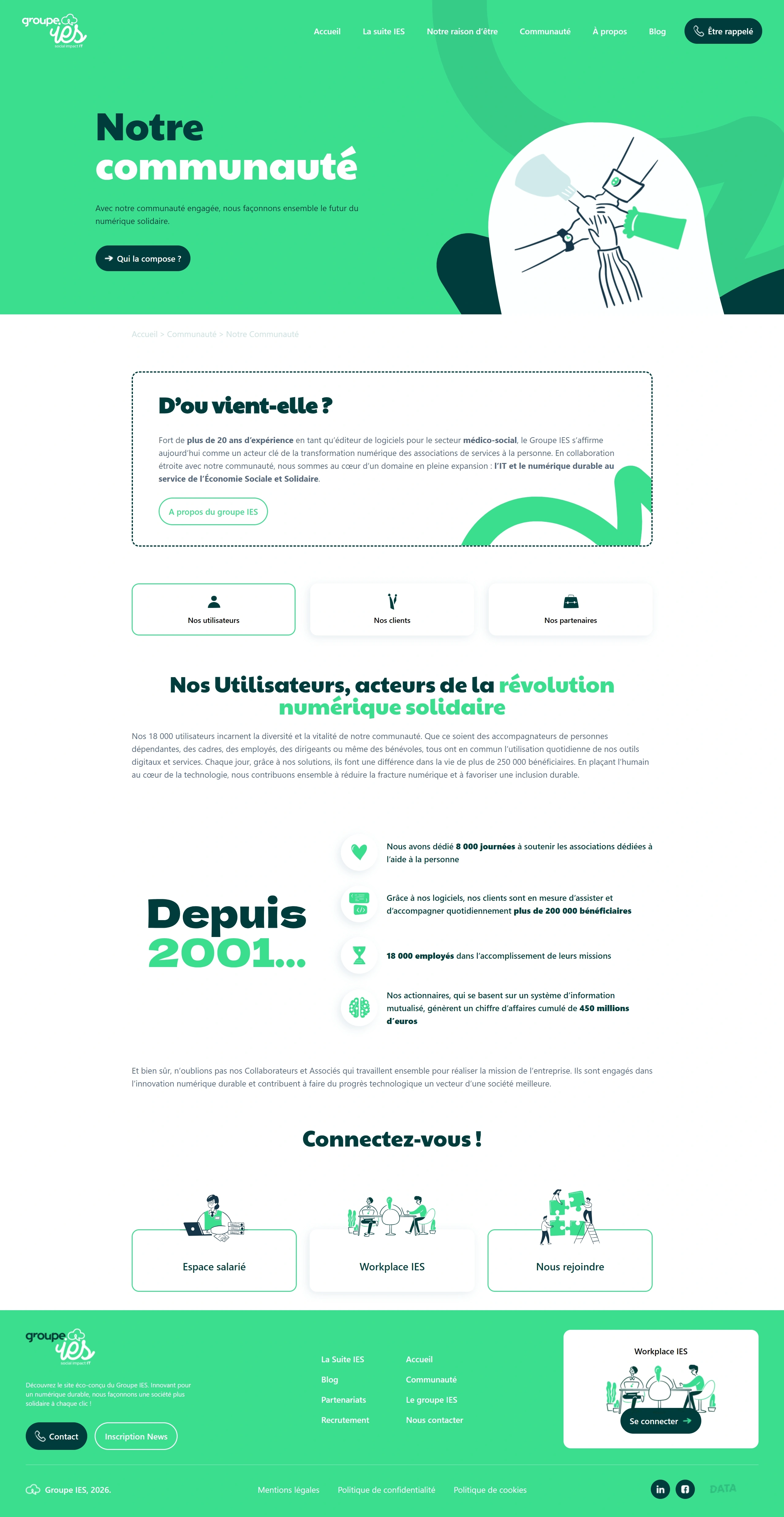 Groupe IES Многостраничный сайт Groupe IES, тематика — Другое, цвета — Белый, Зеленый, стиль — Плоский, Корпоративный, Минимализм, типографика — Без засечек