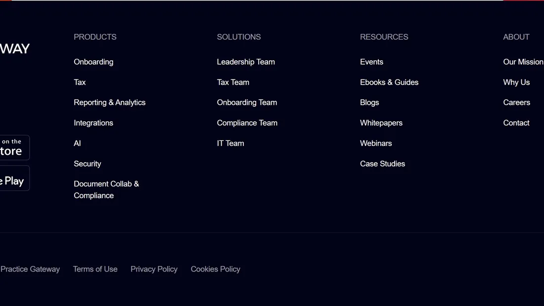 Секция «О компании» с сайта https://practicegateway.com/, тематика — IT и программное обеспечение, цвета — Черный, стиль — Корпоративный, Минимализм, типографика — Без засечек