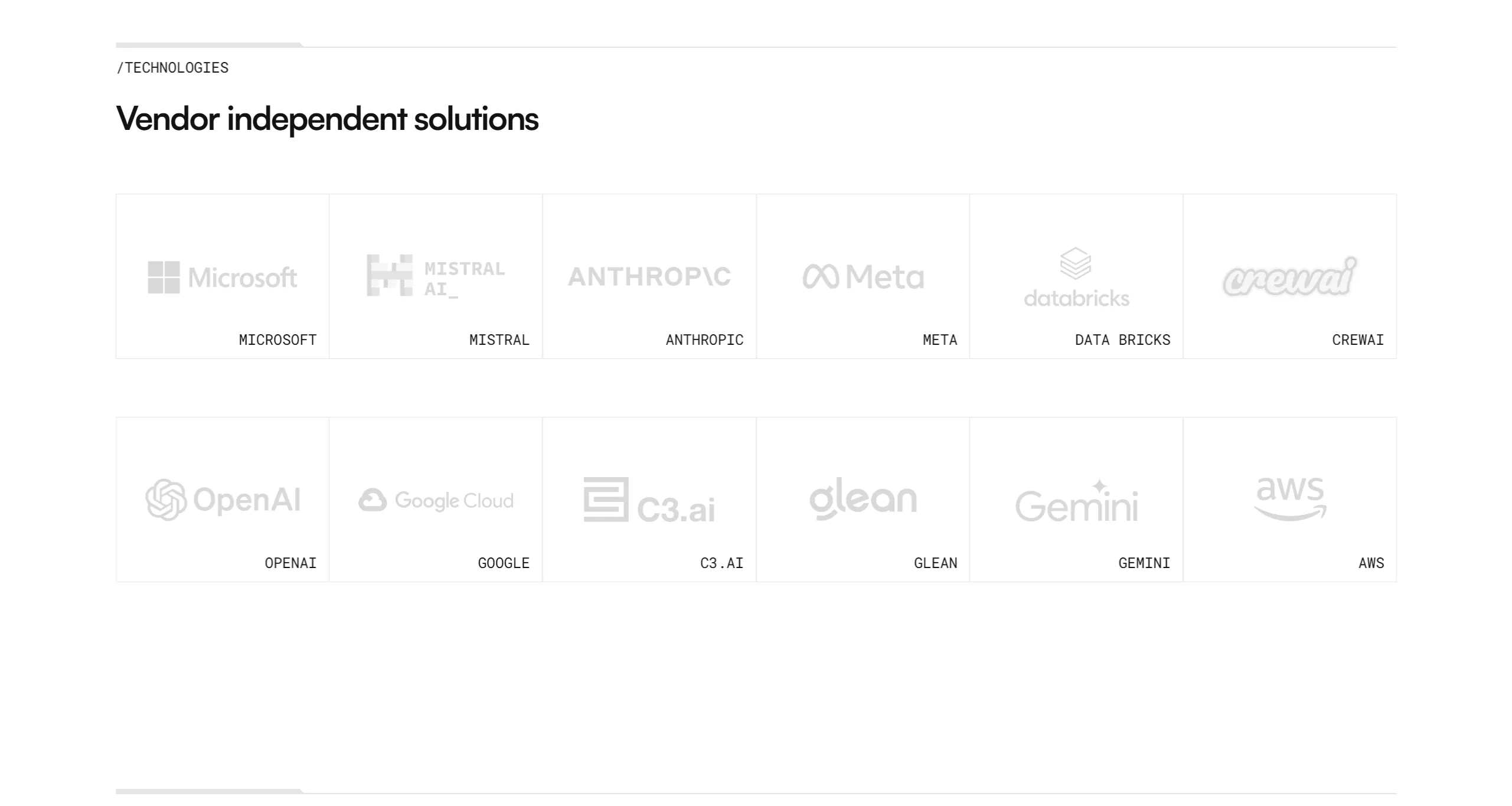 Subduxion Секция «Партнеры» с сайта https://subduxion.com/, тематика — IT и программное обеспечение, цвета — Белый, стиль — Корпоративный, Минимализм, типографика — Без засечек