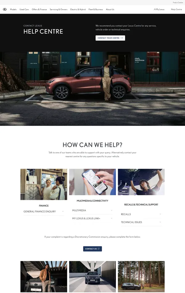 Контакты Lexus, тематика — Бизнес и профессиональные услуги, цвета — Белый, Черный, Серый, стиль — Корпоративный, типографика — Без засечек