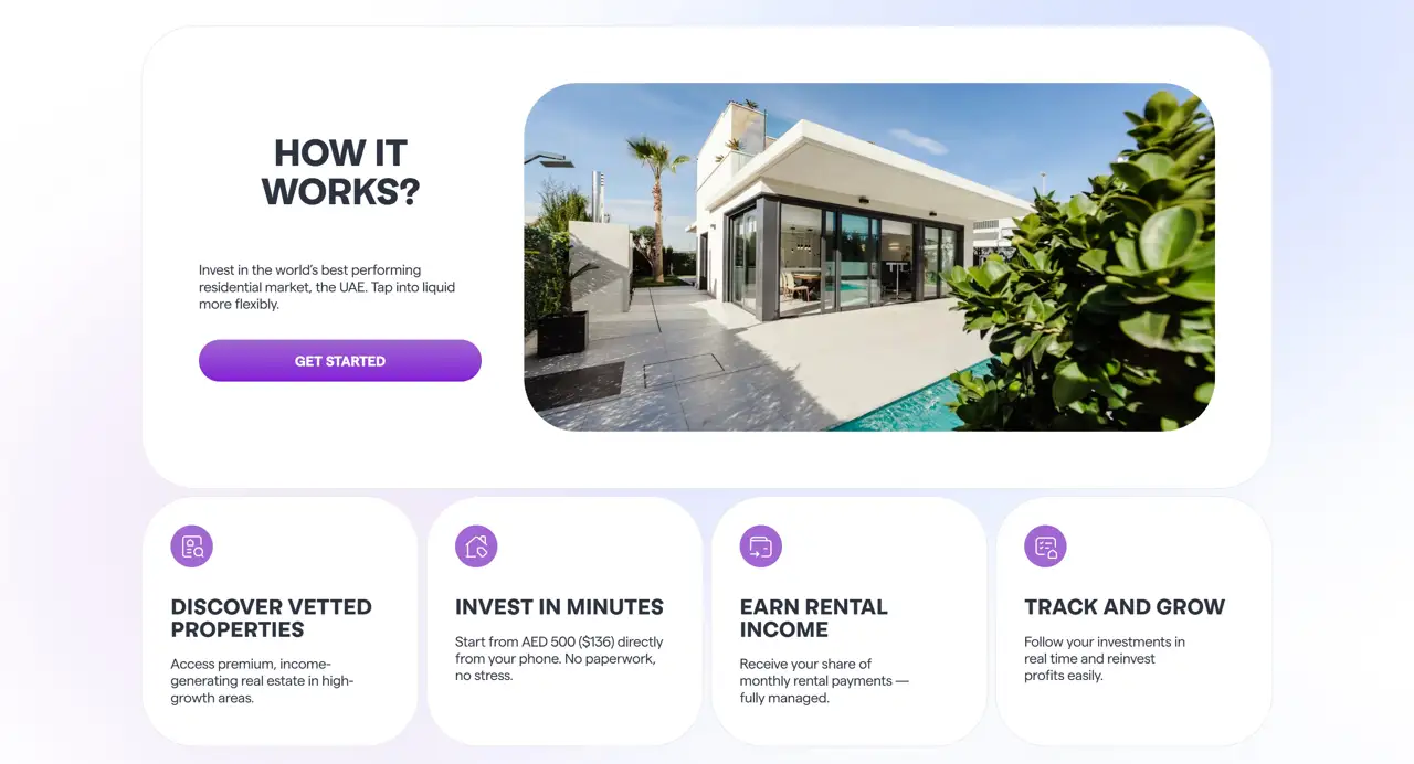 Секция «Преимущества» с сайта https://www.startdeed.com/, тематика — Недвижимость, цвета — Белый, Серый, стиль — Корпоративный, Карточный, Минимализм, типографика — Без засечек