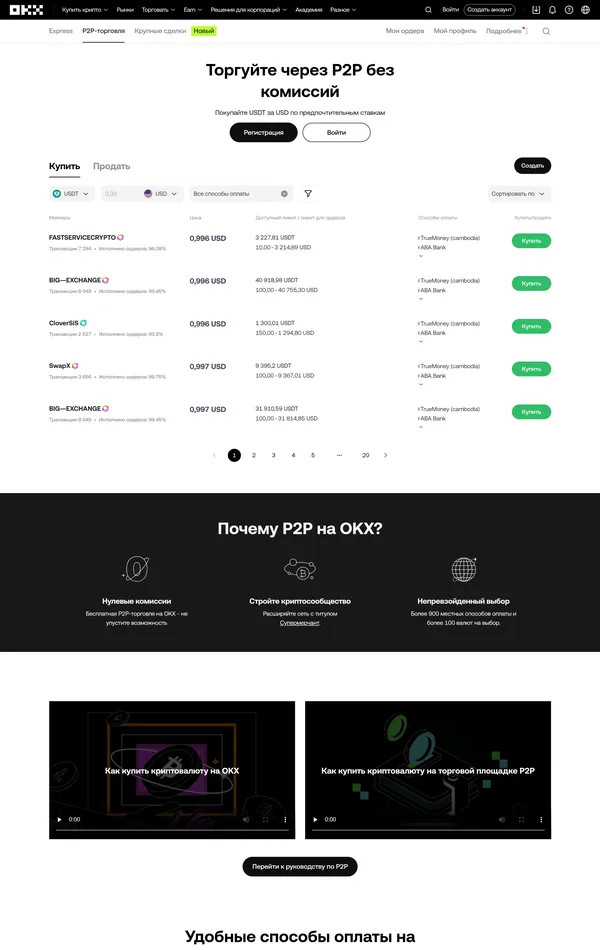 Каталог OKX, тематика — Крипто  и блокчейн, цвета — Белый, Черный, стиль — Корпоративный, Минимализм, типографика — Без засечек