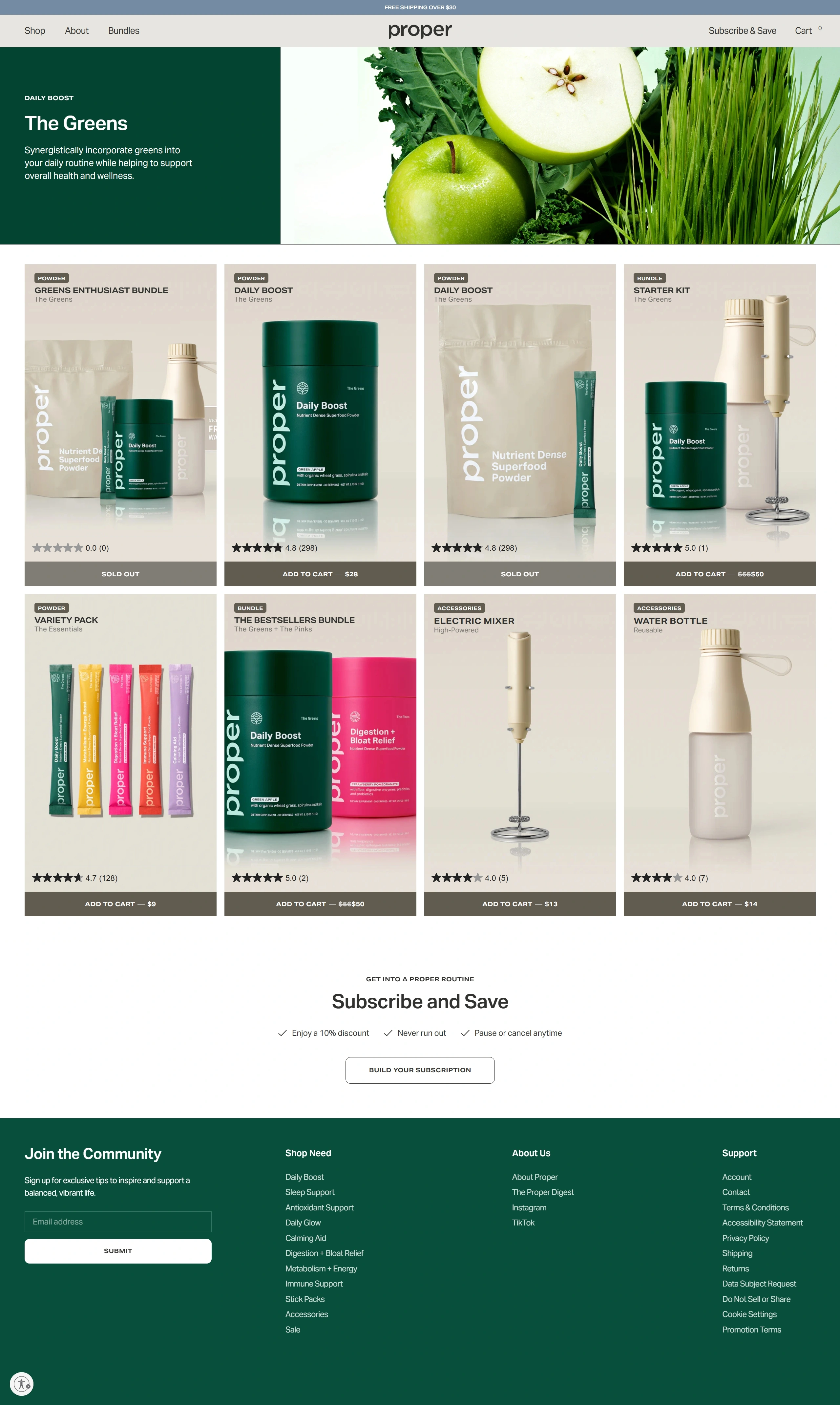 Proper Health Каталог Proper Health, тематика — Здоровье и фитнес, цвета — Белый, Черный, Серый, стиль — Минимализм, Органический и природный, типографика — Без засечек