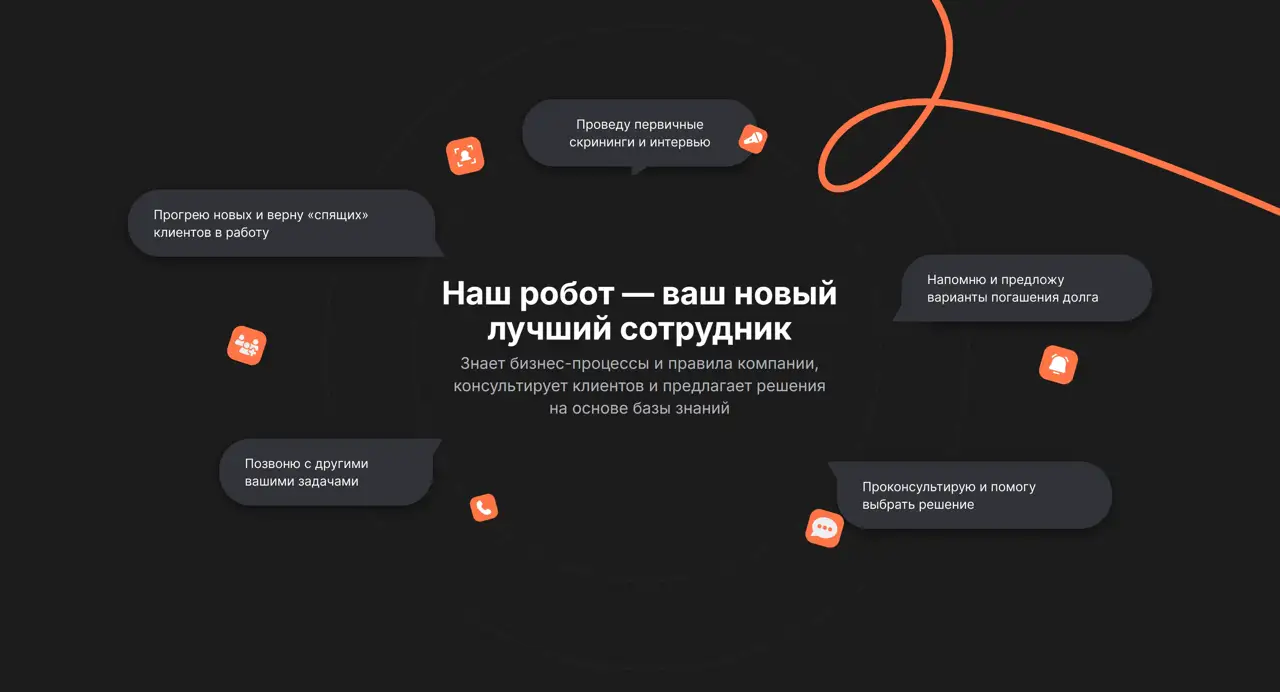 Секция «Призыв к действию» с сайта https://zvonok.com/, тематика — SaaS, цвета — Черный, стиль — Корпоративный, Минимализм, типографика — Без засечек