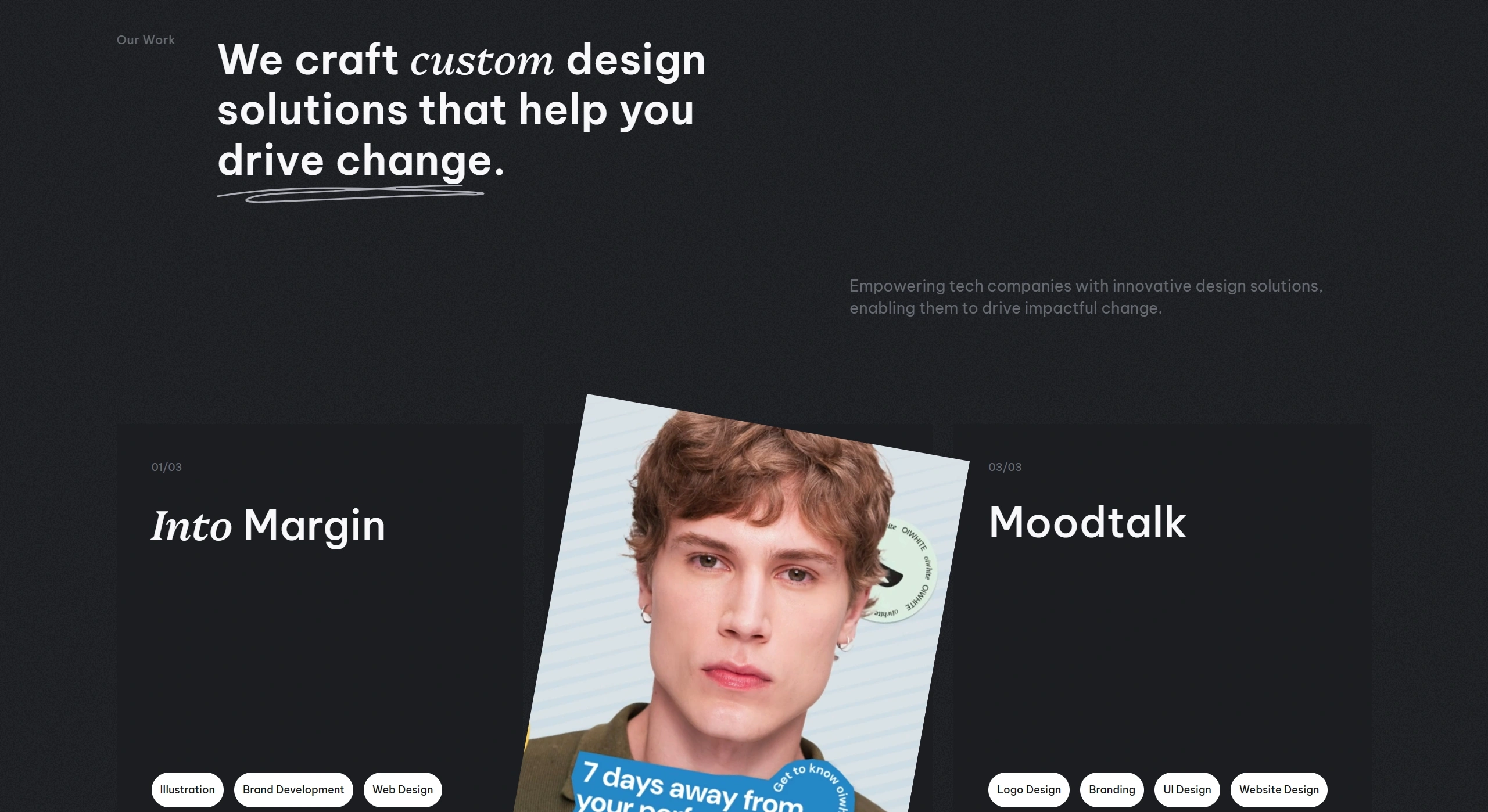 Funtown Studio Секция «Портфолио» с сайта https://www.funtownstudio.com/, тематика — Развлечения, цвета — Черный, стиль — Корпоративный, Минимализм, типографика — С засечками, Без засечек