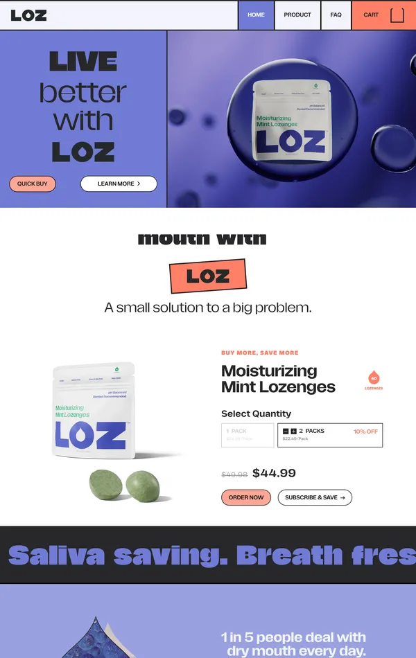 Главная Loz, тематика — Продукт, цвета — Белый, Черный, Серый, Розовый, стиль — Фестивальный, Типографика, типографика — Без засечек