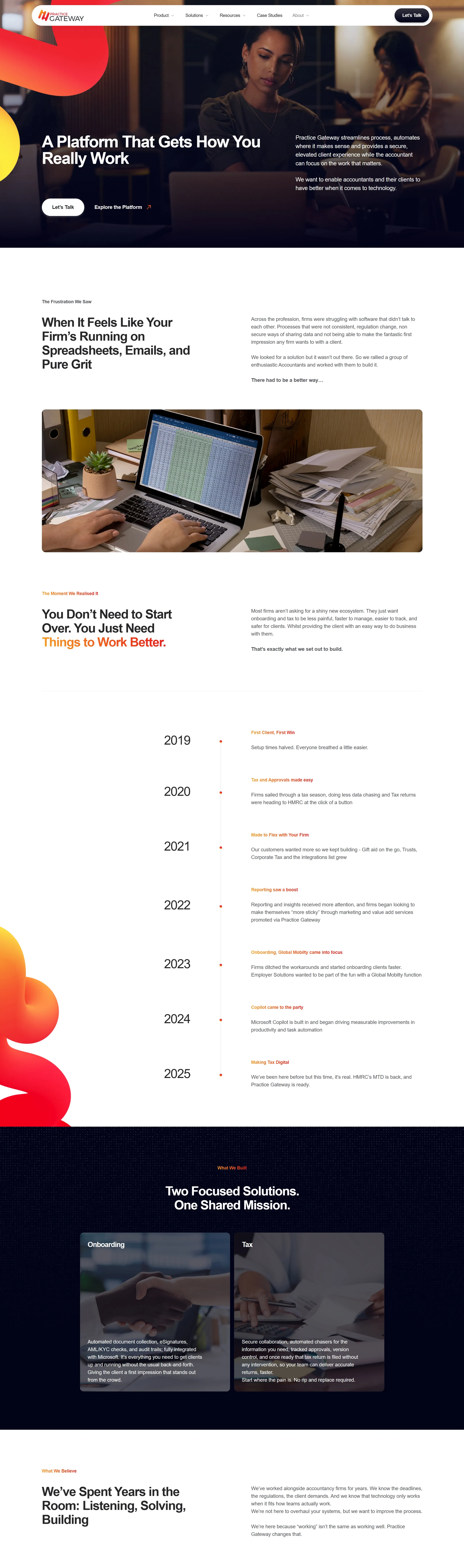 Practice Gateway Страница о компании Practice Gateway, тематика — Финансы, цвета — Белый, Черный, стиль — Корпоративный, типографика — Без засечек