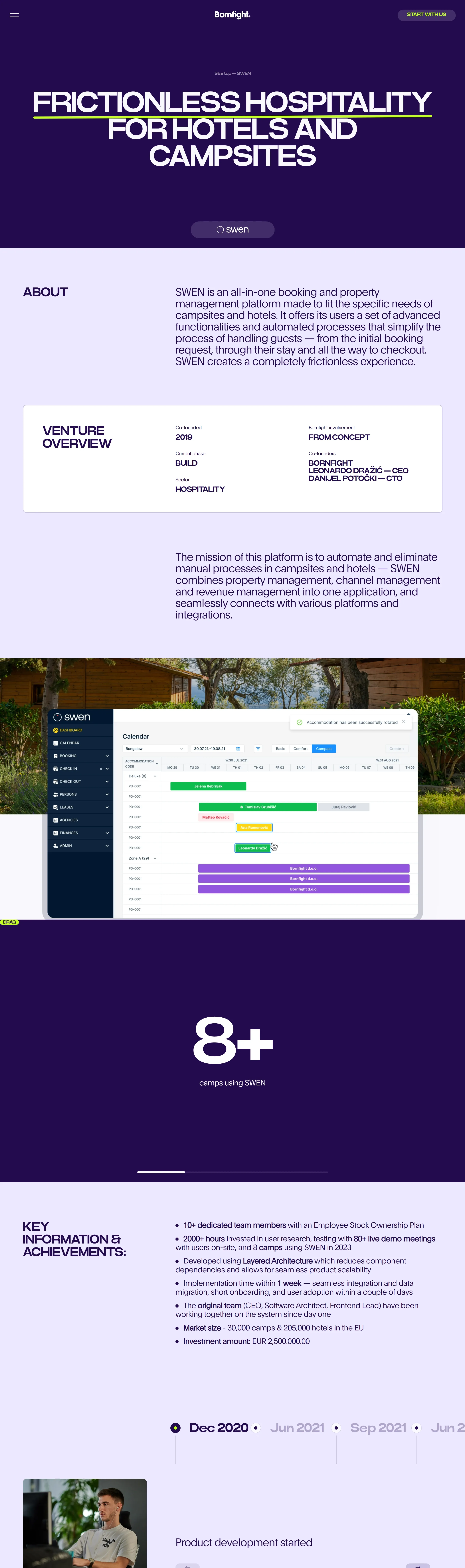 Bornfight Продукт Bornfight, тематика — Путешествия и туризм, цвета — Белый, Черный, стиль — Корпоративный, типографика — Без засечек