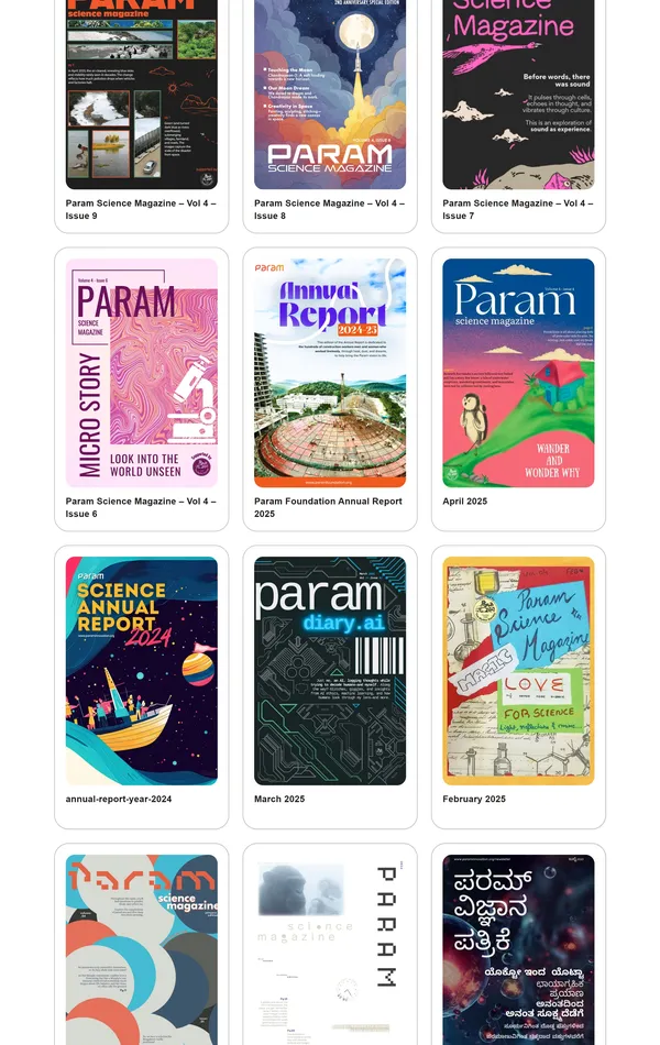 Каталог Param Foundation, тематика — Медиа, цвета — Белый, Черный, Серый, стиль — Корпоративный, типографика — Без засечек, Декоративные