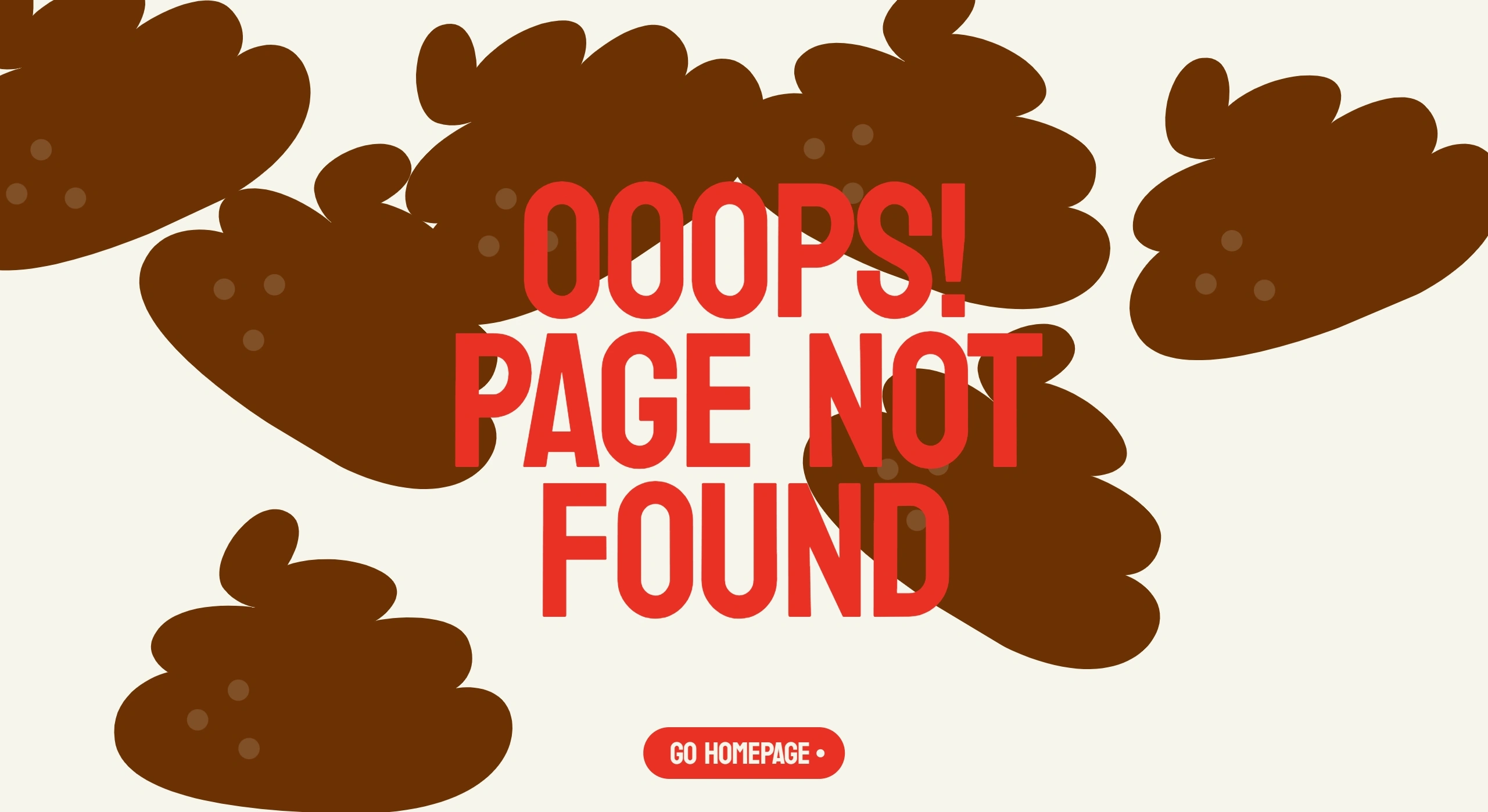 Don't Board Me 404-страница Don't Board Me, тематика — Домашние животные, цвета — Белый, Коричневый, типографика — Декоративные