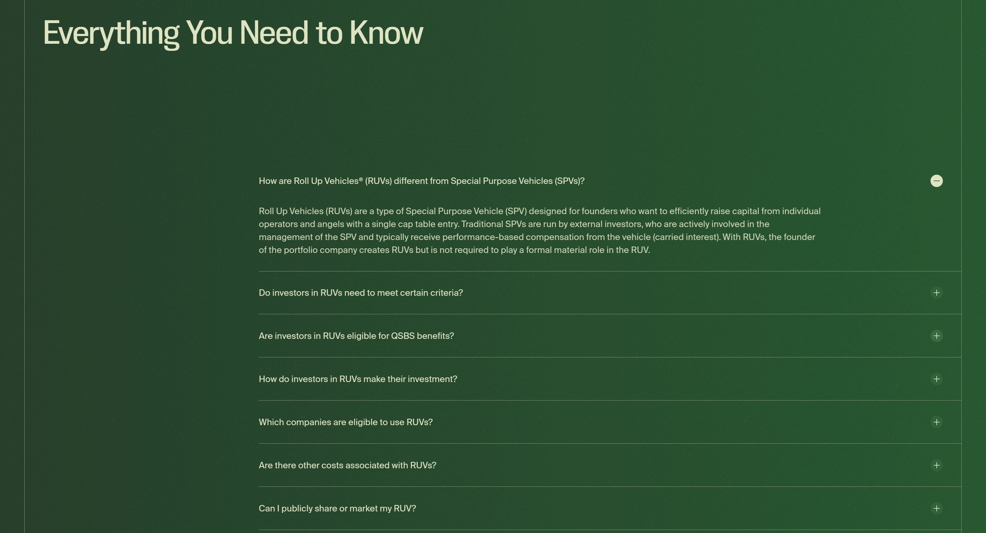 Rollups Секция «FAQ» с сайта https://www.rollups.com/ruv, тематика — Другое, цвета — Черный, стиль — Корпоративный, Минимализм, типографика — Без засечек