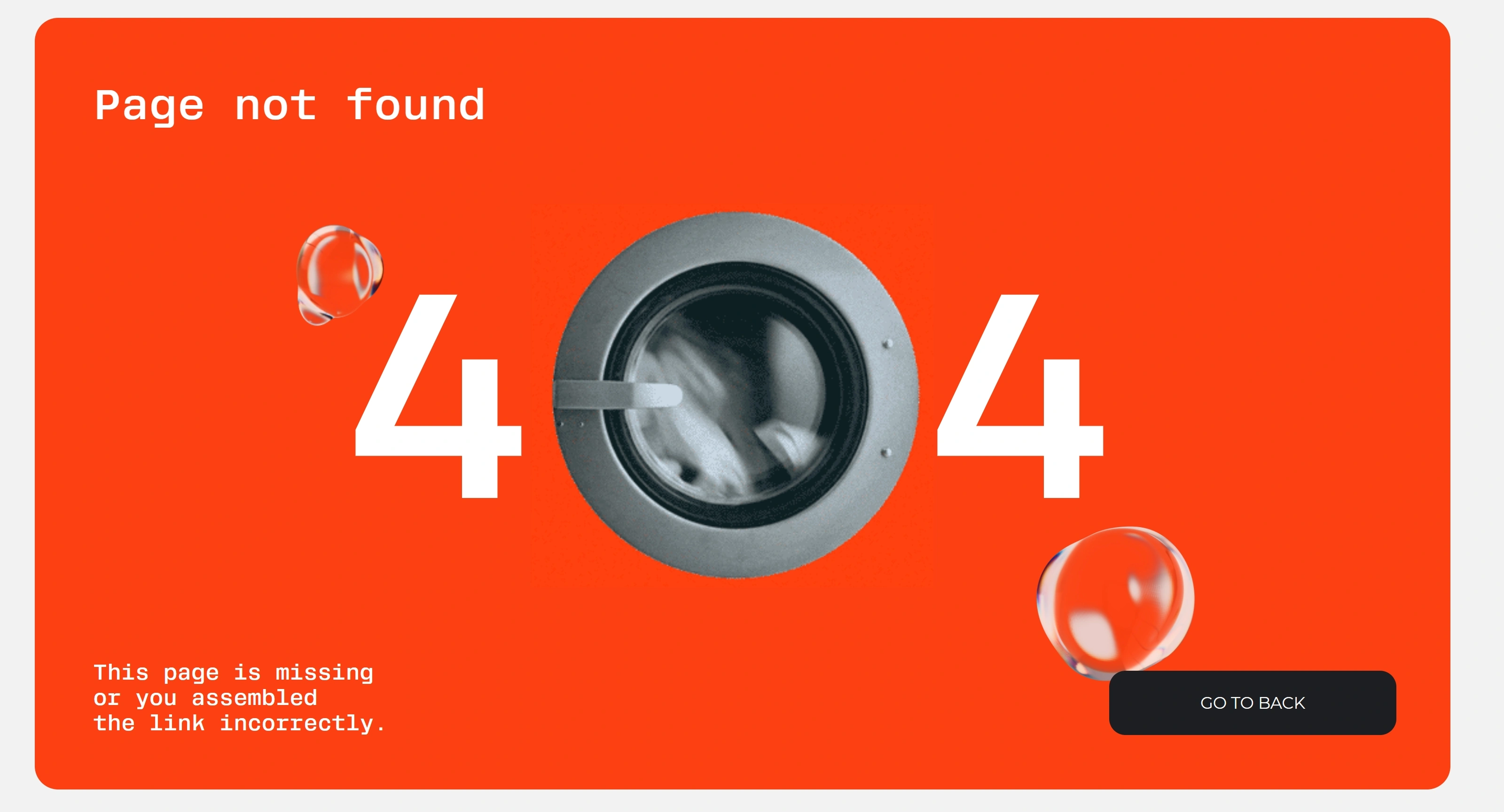 LAUNDRYMAN 404-страница LAUNDRYMAN, тематика — Интернет-магазин, цвета — Белый, Красный, стиль — Брутализм, типографика — Без засечек, Моноширинные