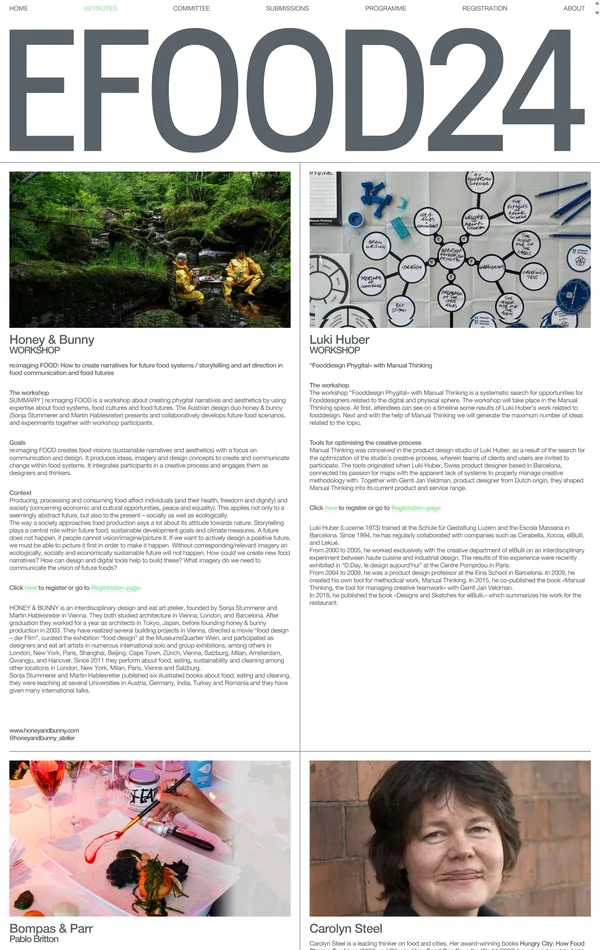 Блог eFood 24, тематика — Еда и напитки, цвета — Белый, Серый, стиль — Классический, типографика — Без засечек