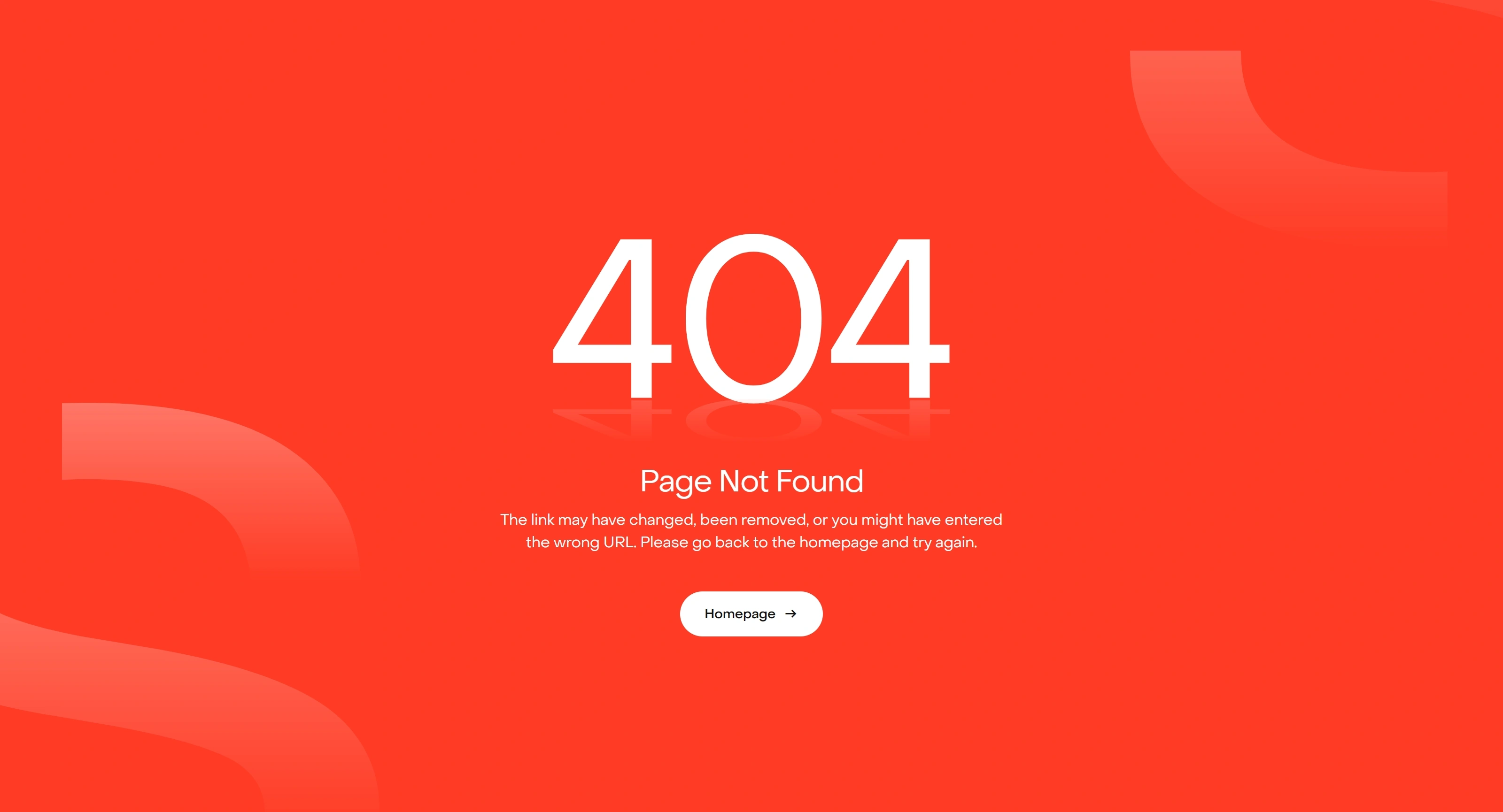 Saki 404-страница Saki, тематика — Продукт, цвета — Красный, стиль — Минимализм, типографика — Без засечек