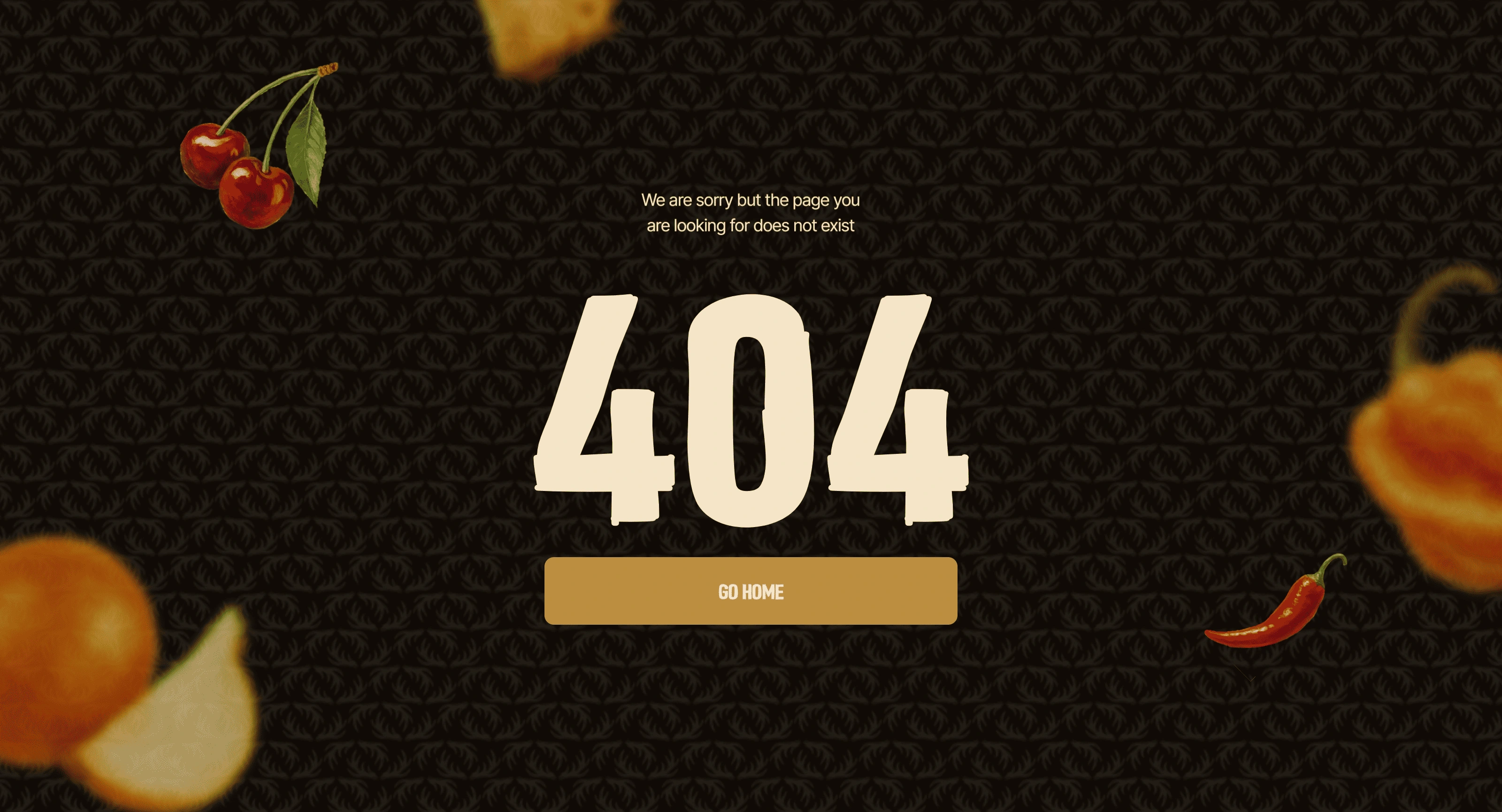 Bucks Sauce 404-страница Bucks Sauce, тематика — Еда и напитки, цвета — Черный, стиль — Органический и природный, типографика — Декоративные