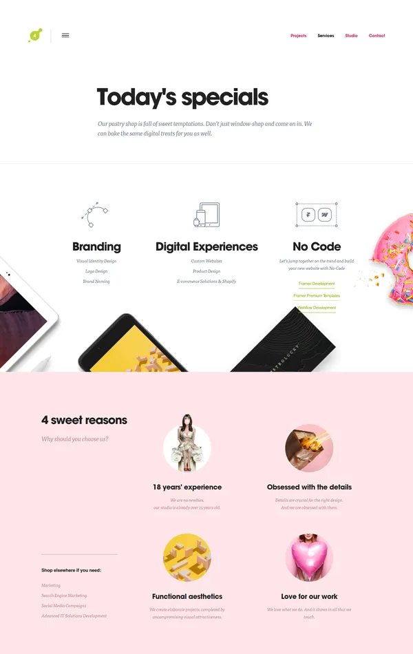 Услуги Art4web, тематика — Дизайн, цвета — Белый, Черный, стиль — Корпоративный, Минимализм, типографика — Без засечек