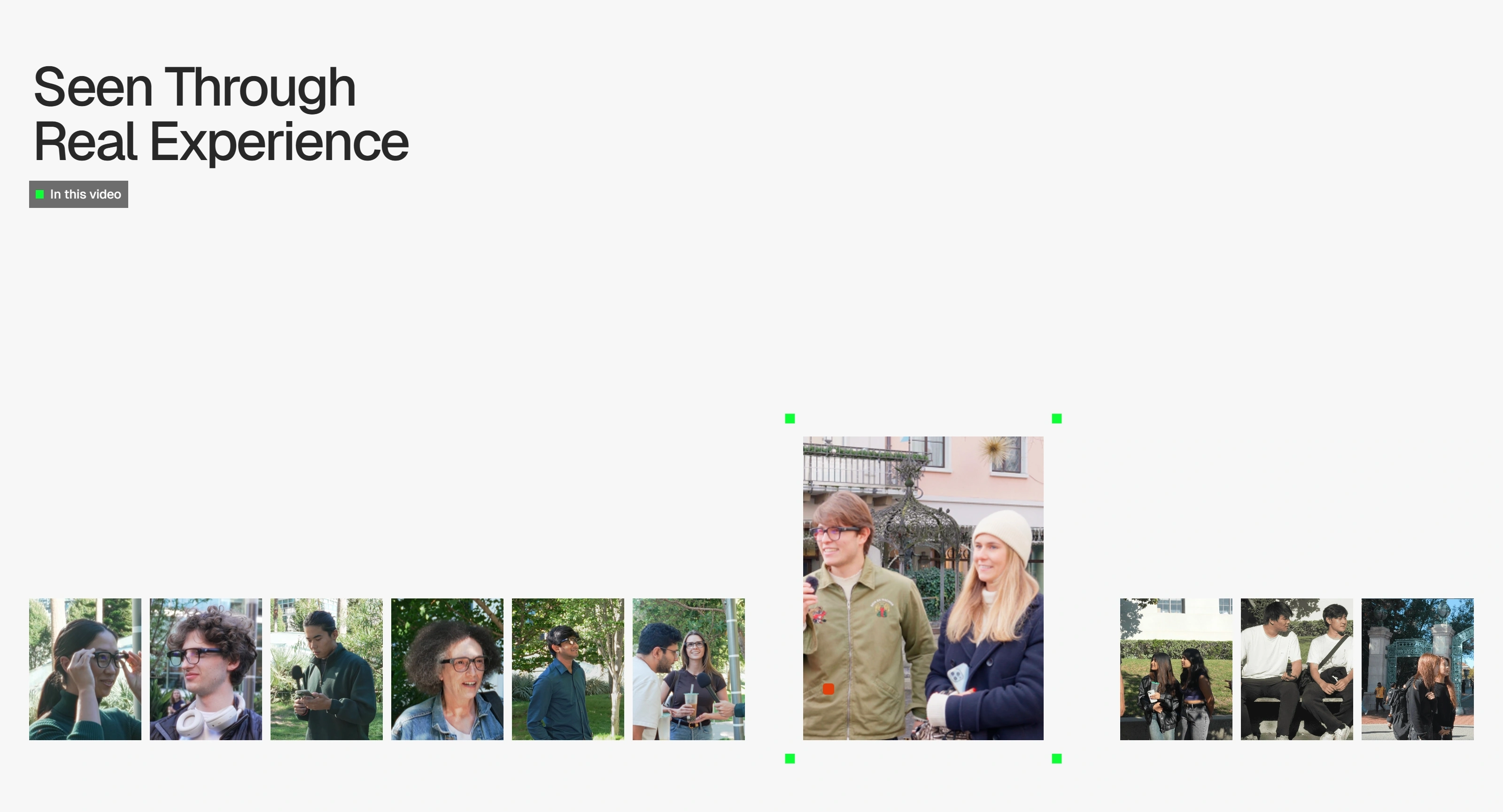 Mira Секция «Видео» с сайта https://mira-dev.webflow.io/, тематика — Другое, цвета — Белый, Черный, Серый, стиль — Минимализм, типографика — Без засечек