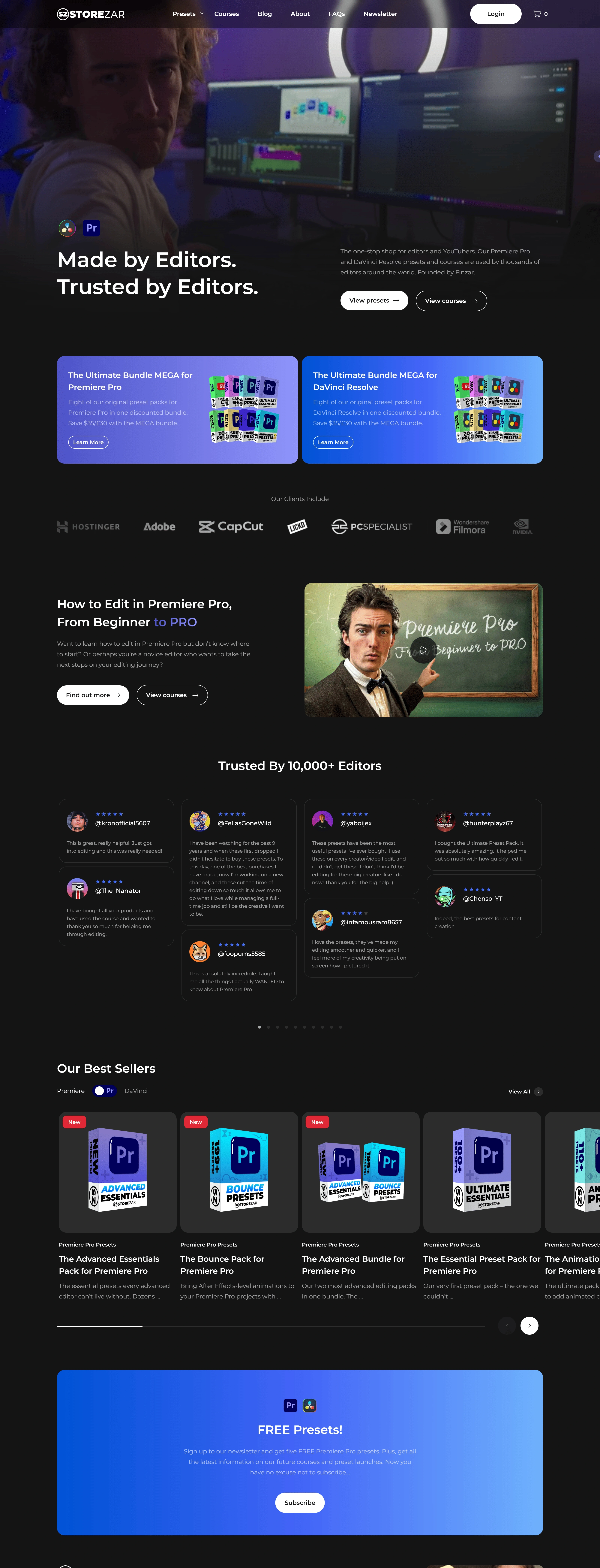 Finzar Главная Finzar, тематика — SaaS, цвета — Черный, стиль — Корпоративный, Минимализм, типографика — Без засечек