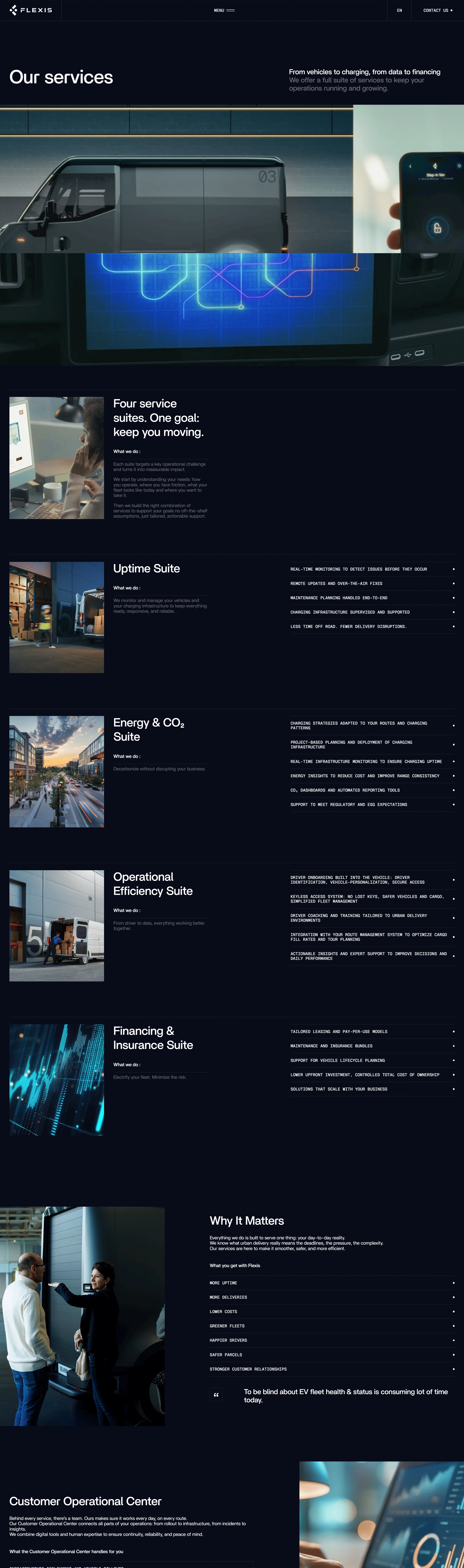 Flexis Услуги Flexis, тематика — Логистика, цвета — Черный, стиль — Корпоративный, Минимализм, типографика — Без засечек