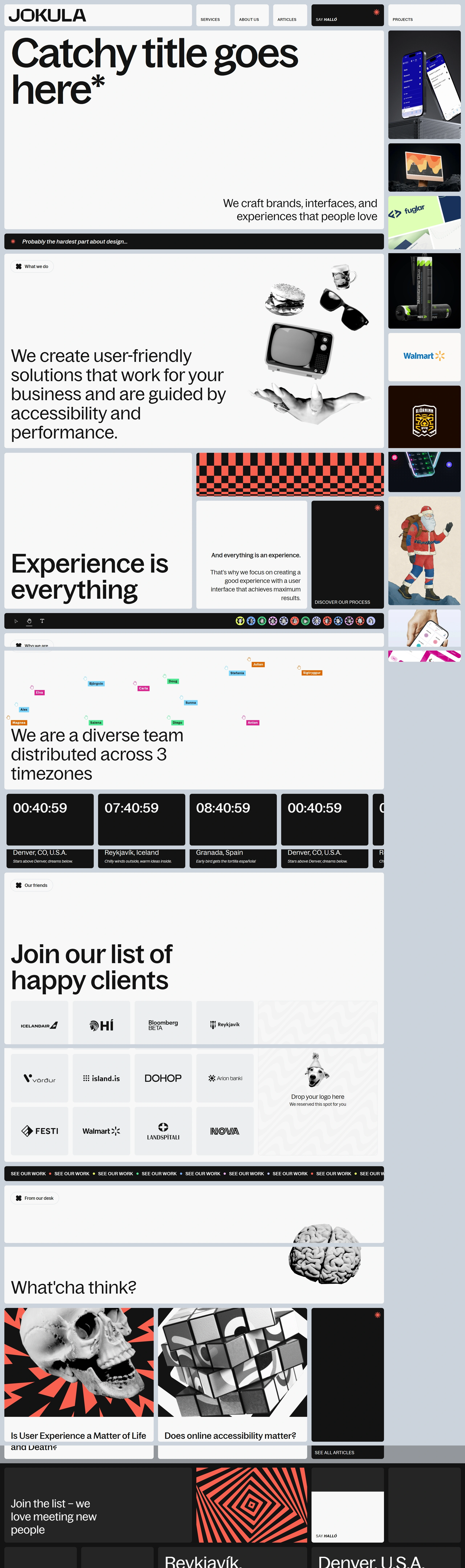 Jokula Главная Jokula, тематика — Дизайн, цвета — Белый, Черный, Серый, стиль — Минимализм, Брутализм, типографика — Без засечек, Декоративные