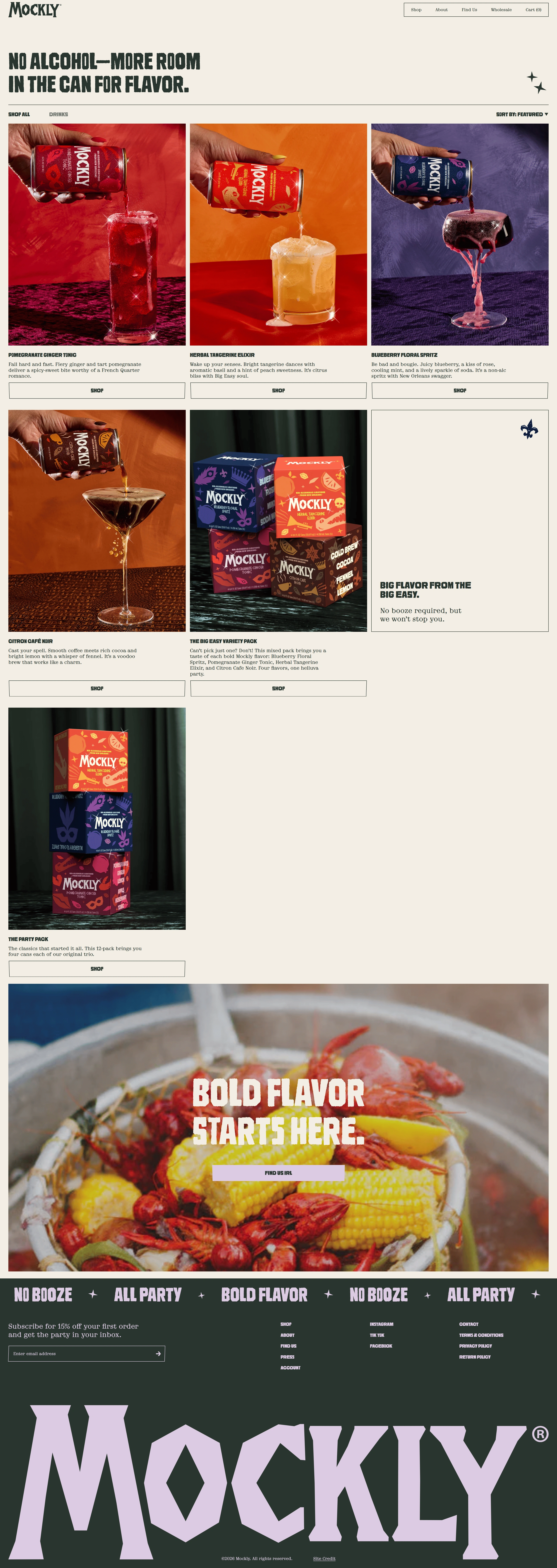 Drink Mockly Каталог Drink Mockly, тематика — Еда и напитки, цвета — Белый, Черный, Серый, стиль — Брутализм, типографика — Декоративные