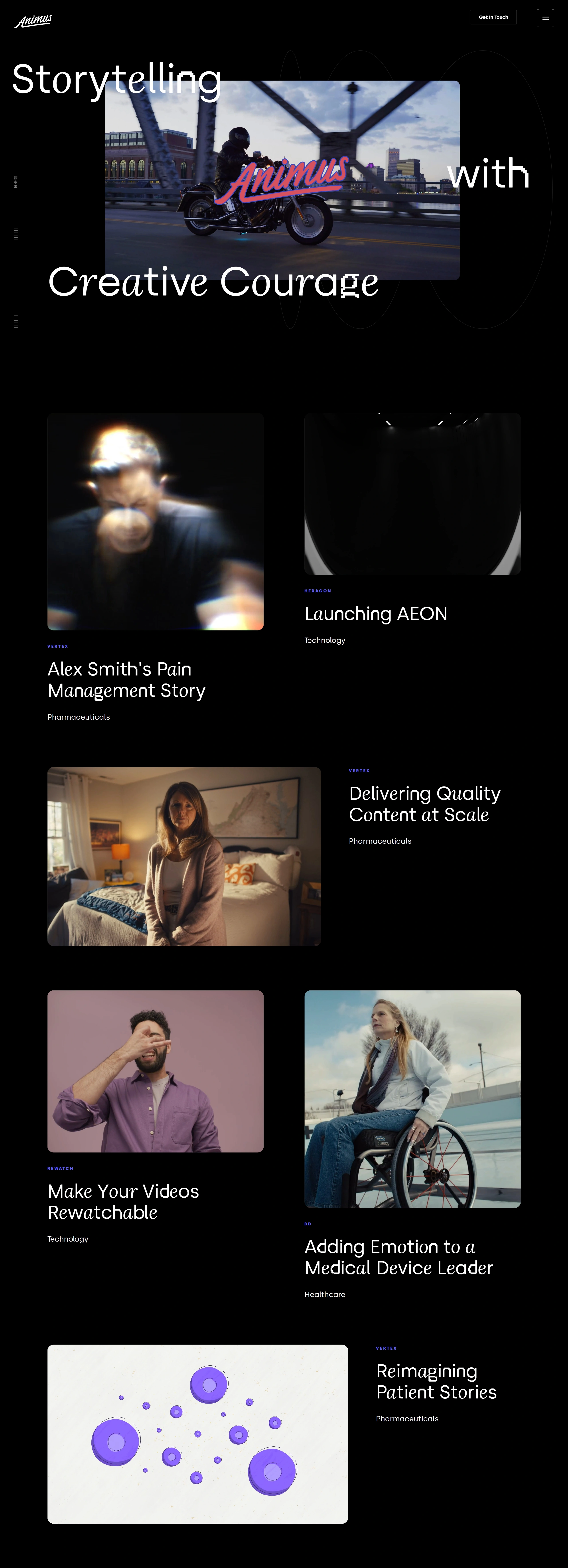 Animus Studios Главная Animus Studios, тематика — Агентство , цвета — Черный, Серый, стиль — Карточный, Минимализм, типографика — Без засечек, Рукописные, Декоративные